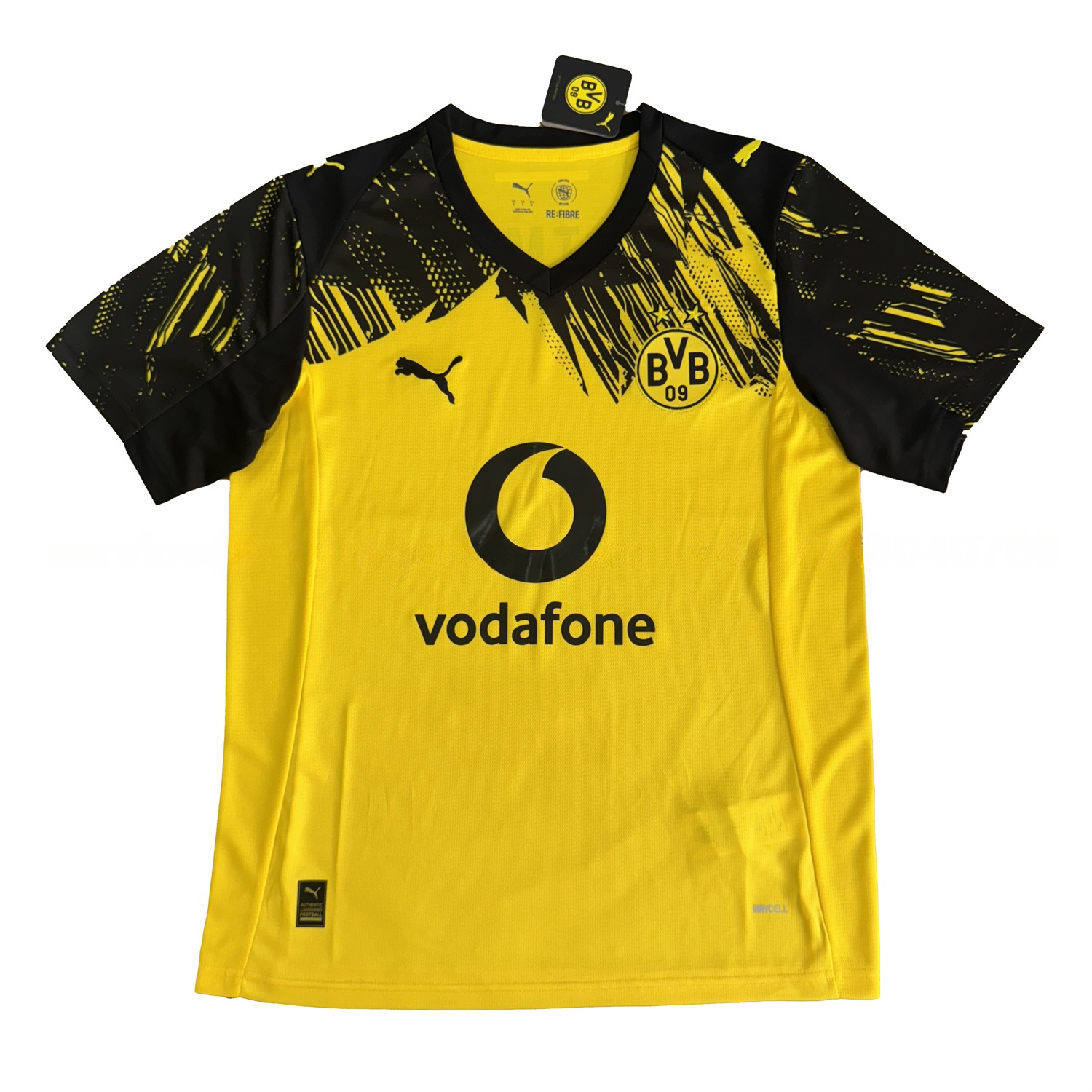 Dortmund 25-26 Home Unsponsored Jersey With Chest Sponsor - Fans Version - Unitedfutballjersey