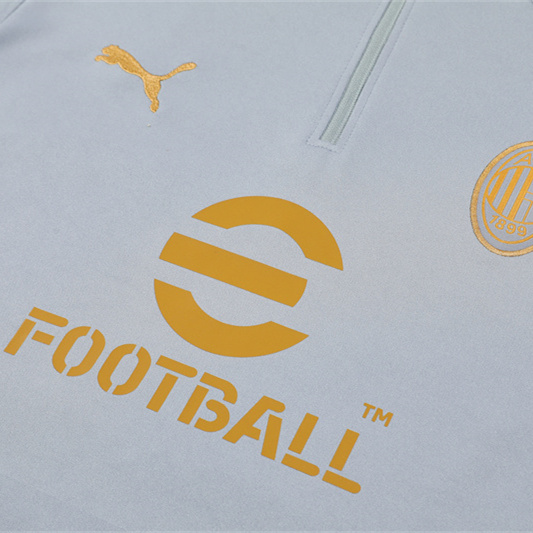 AC Milan 24-25 Long Sleeve Training Set - Grey - Unitedfutballjersey