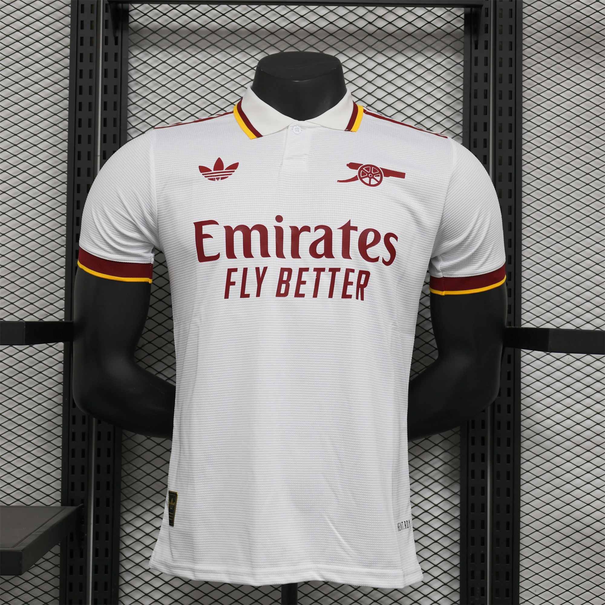 Arsenal 24-25 White Special Edition Polo Jersey - Player Version - Unitedfutballjersey