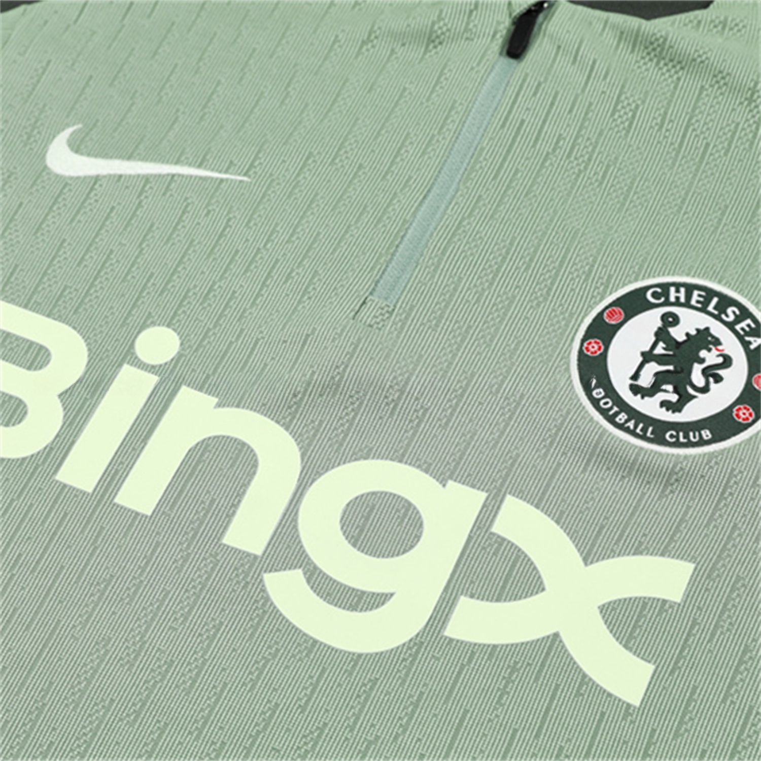 C.H.E.L.S.E.A 25-26 Long Sleeve Training Set - Player Version - Light Green Top and Pants - Unitedfutballjersey