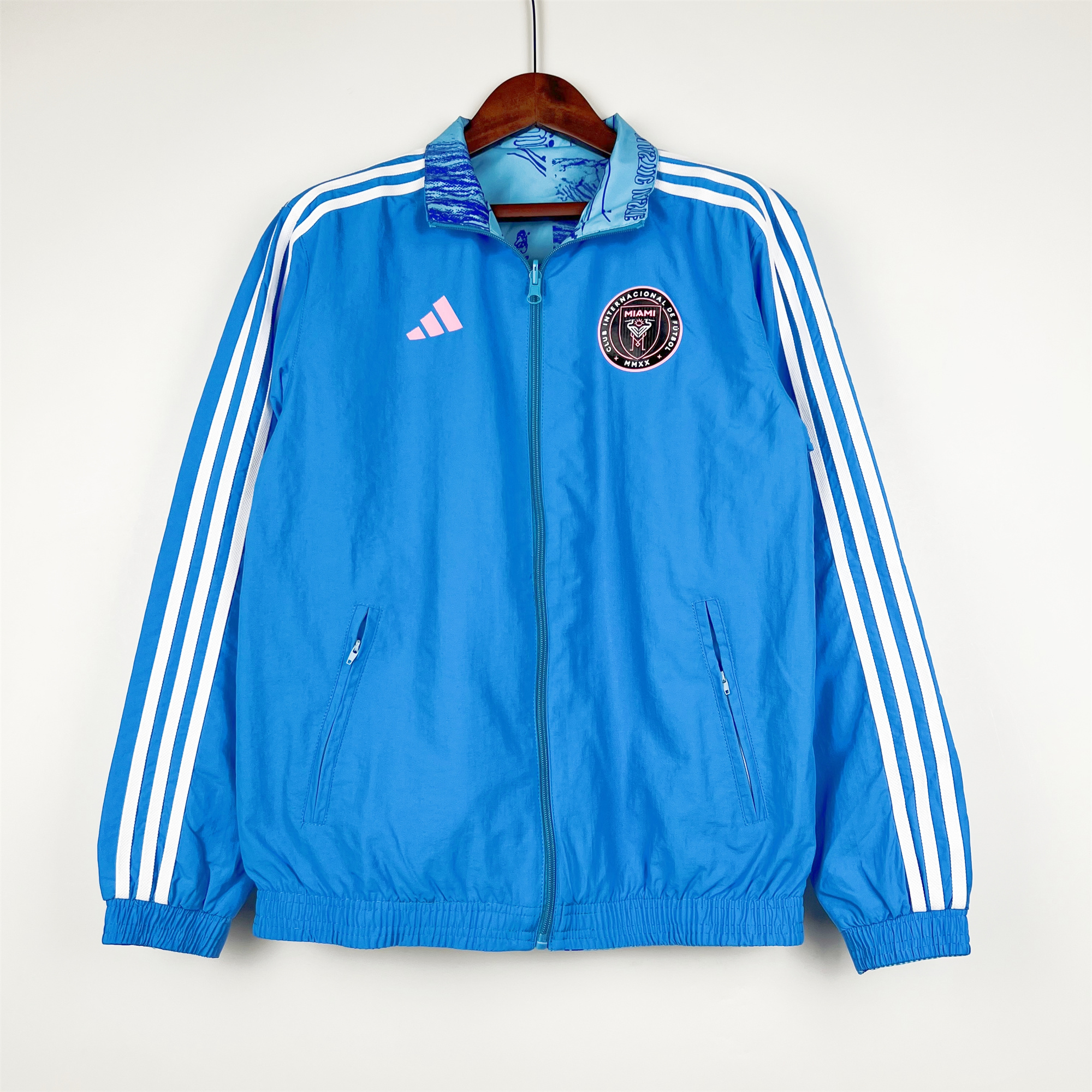 INT M.A.M 23-24 Double Sided Windbreaker - Blue - Unitedfutballjersey