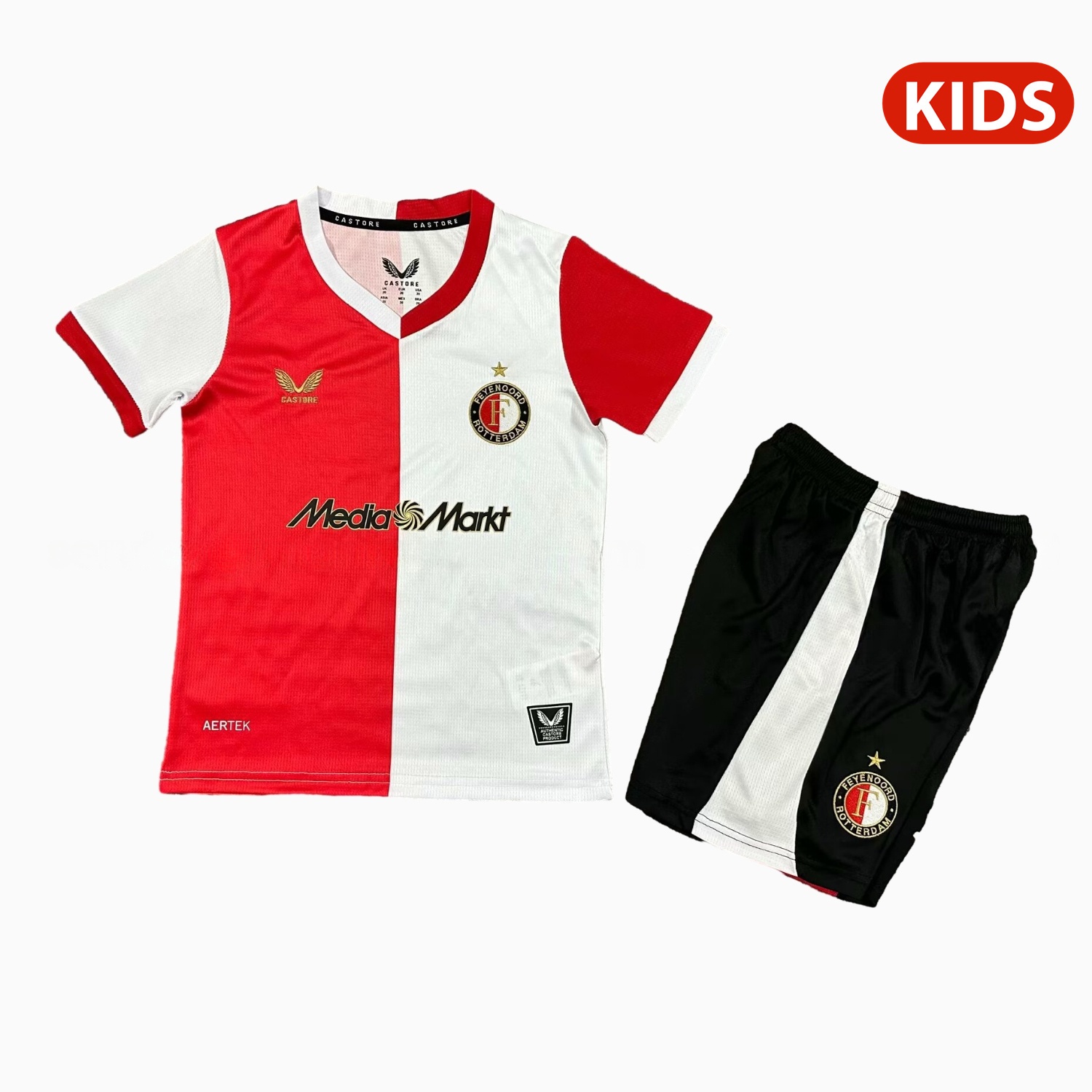 Feyenoord 25-26 Home Kids Kit - Unitedfutballjersey