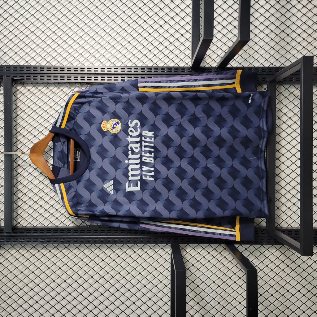 Real Madrid 23-24 Away Long Sleeve Jersey - Fans Version - Unitedfutballjersey
