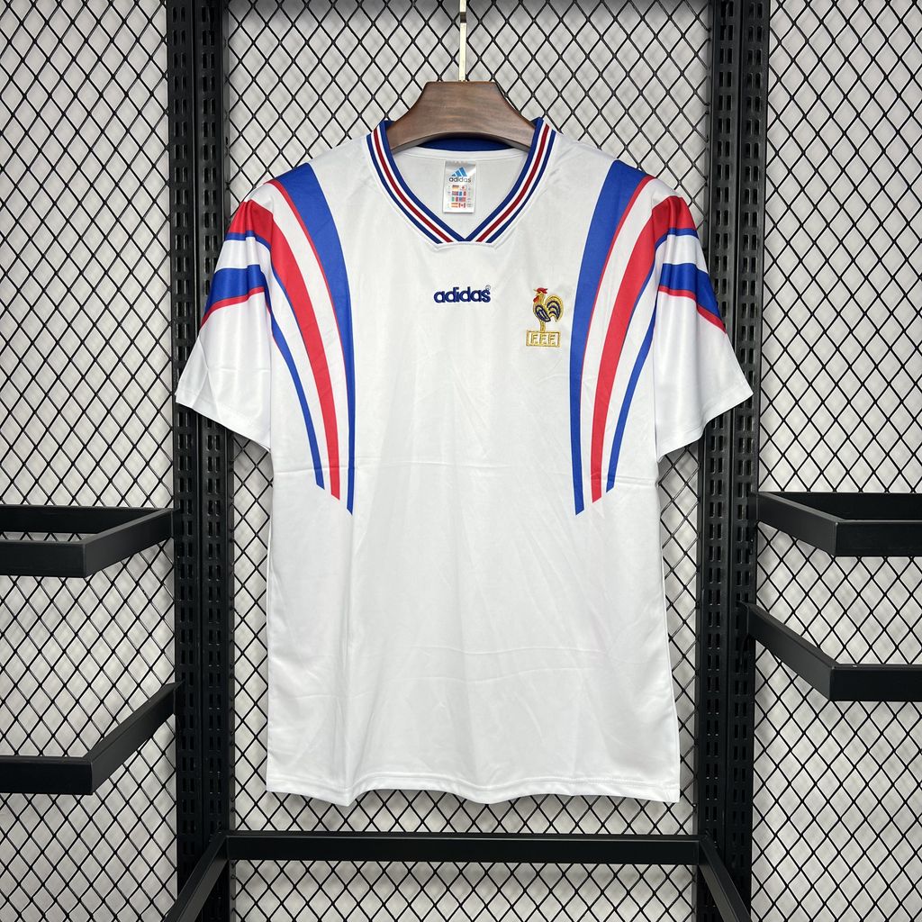 Retro France 1996 Away Jersey - Unitedfutballjersey