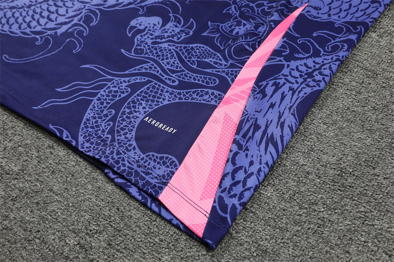 Real Madrid 24-25 Long Sleeve Training Set - Blue Dragon - Unitedfutballjersey