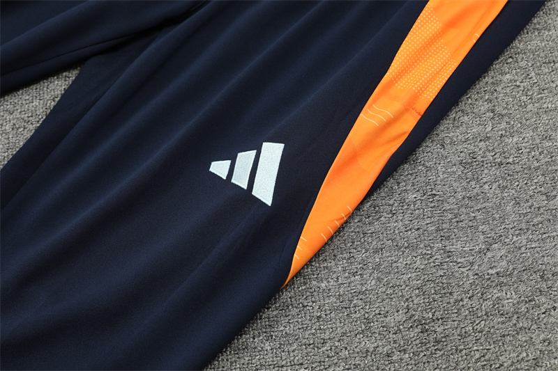 Real Madrid 24-25 Long Sleeve Training Set - White - Unitedfutballjersey