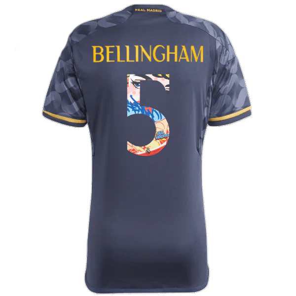 Real Madrid 23-24 Away Blue Jersey - Player Version ( with POP ART Number) - Unitedfutballjersey