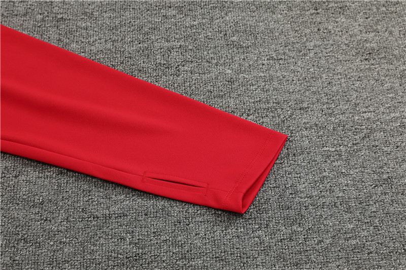 AC Milan 23-24 Long Sleeve Training Set -Red - Unitedfutballjersey