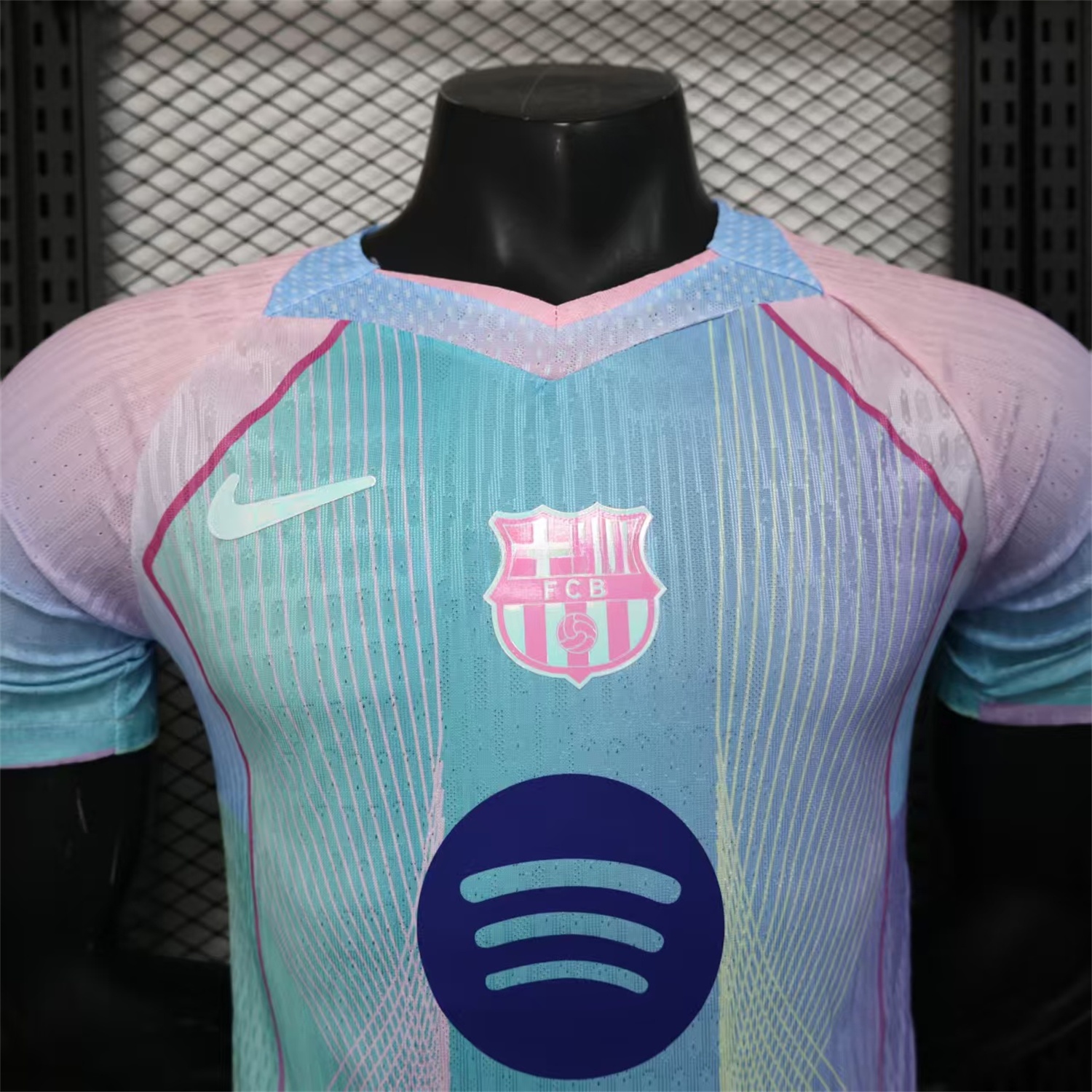 B.A.R.S.A 25-26 Pink & Blue & Purple Special Jersey - Player Version - Unitedfutballjersey