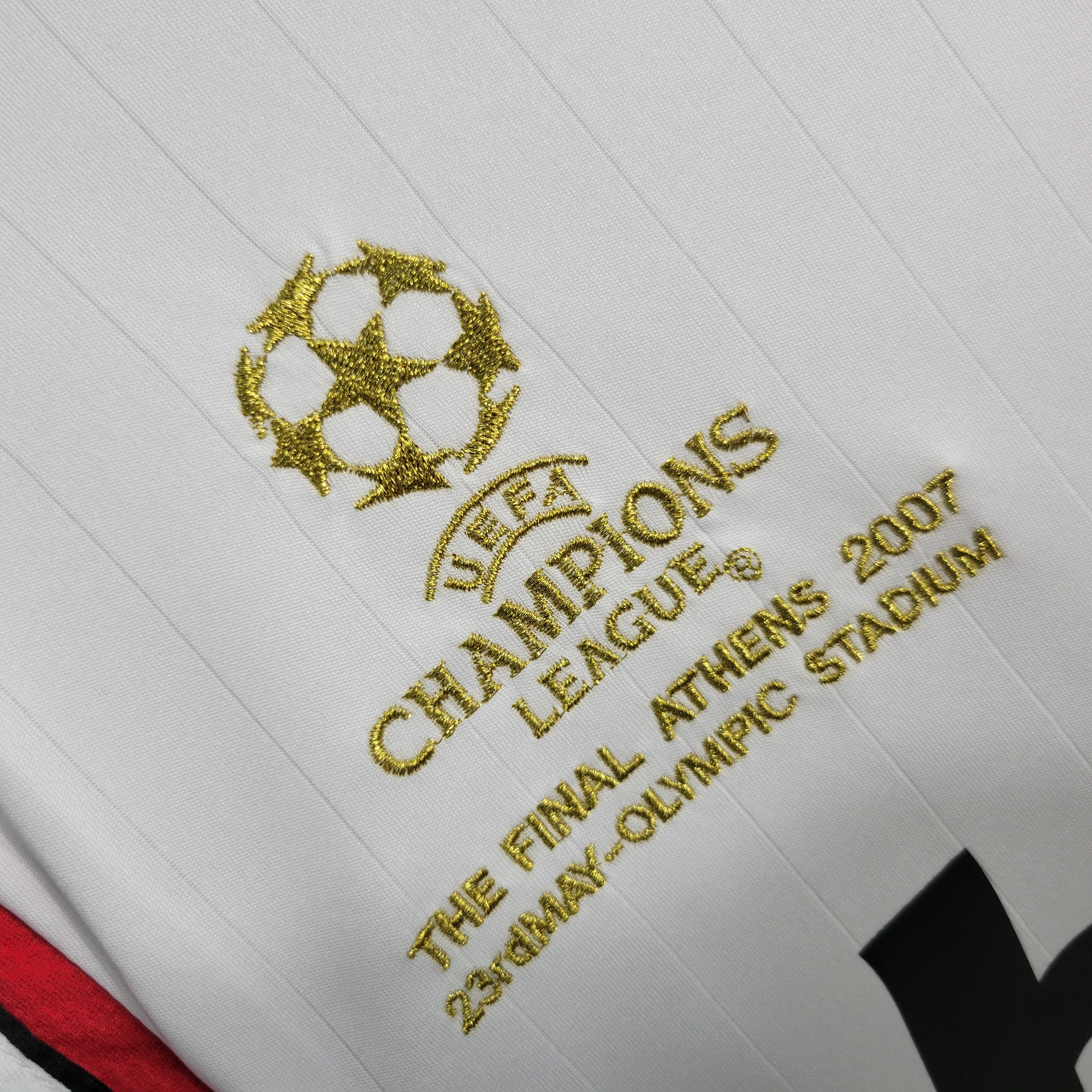 Retro AC Milan 06-07 Away Stadium Long Sleeve Jersey - Champions League Final - Unitedfutballjersey