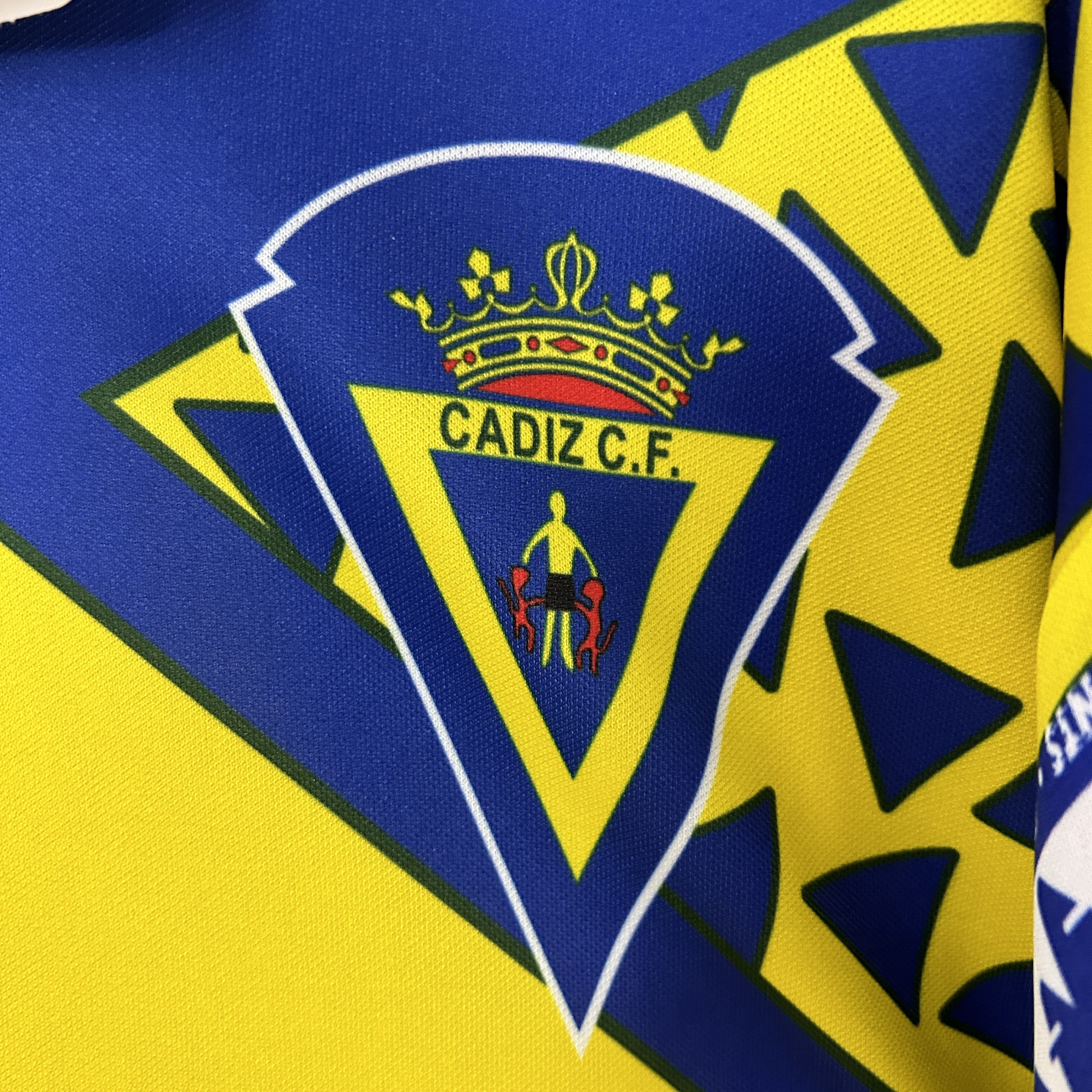 Retro Cádiz Cadiz 1991-92 Home Unsponsored Jersey - Unitedfutballjersey
