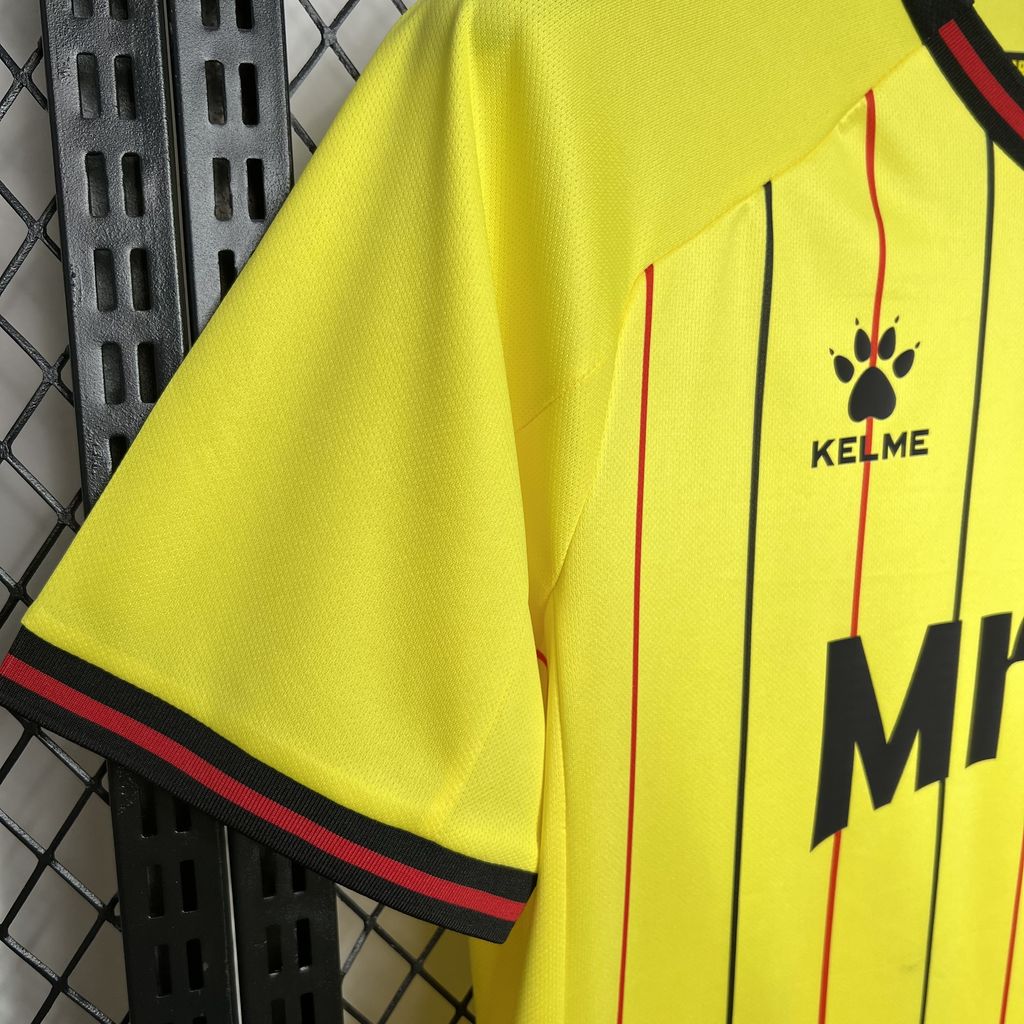 Watford 24-25 Home Stadium Jersey - Fans Version - Unitedfutballjersey