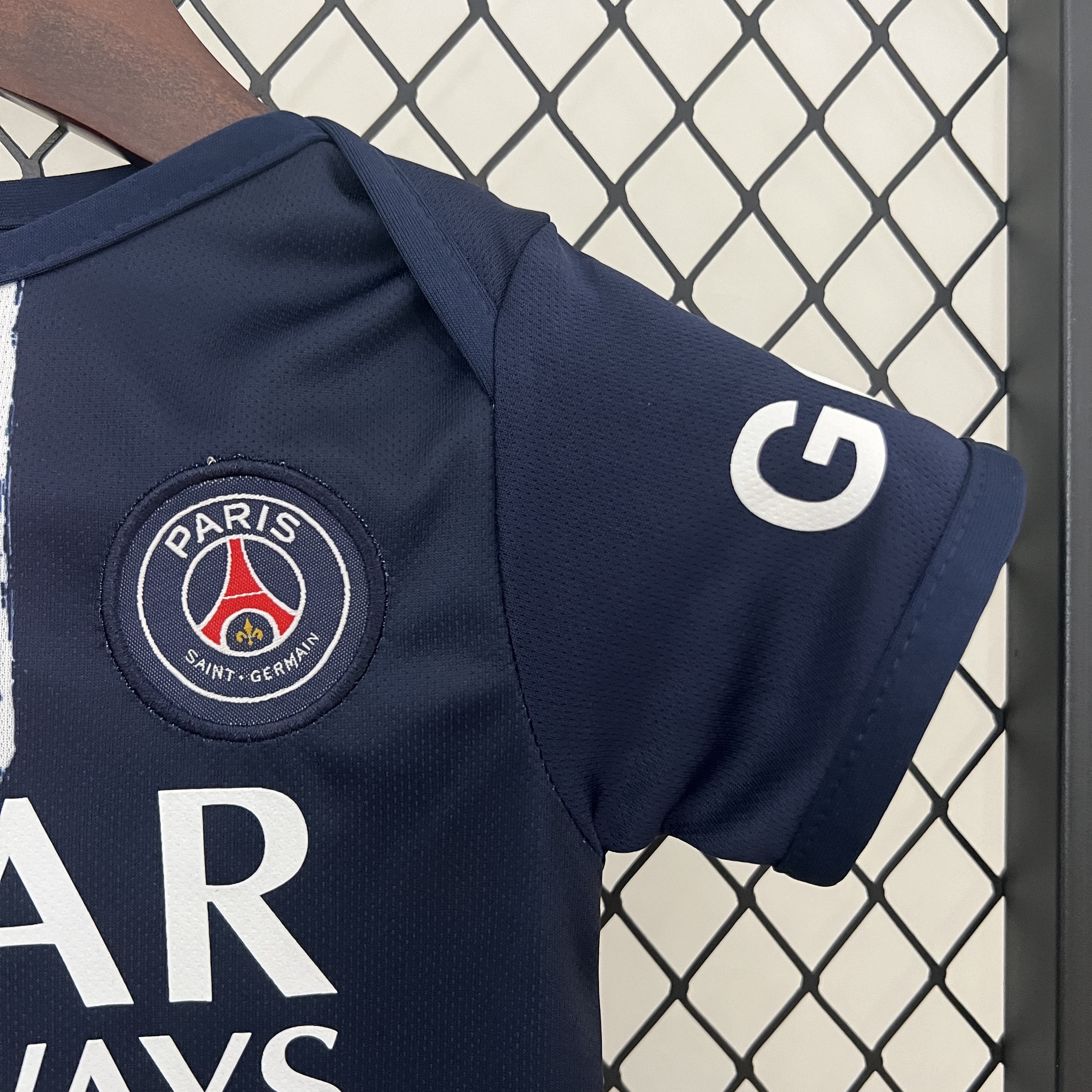 Paris Saint-Germain PSG 24-25 Home Baby Crawling Suit - Unitedfutballjersey