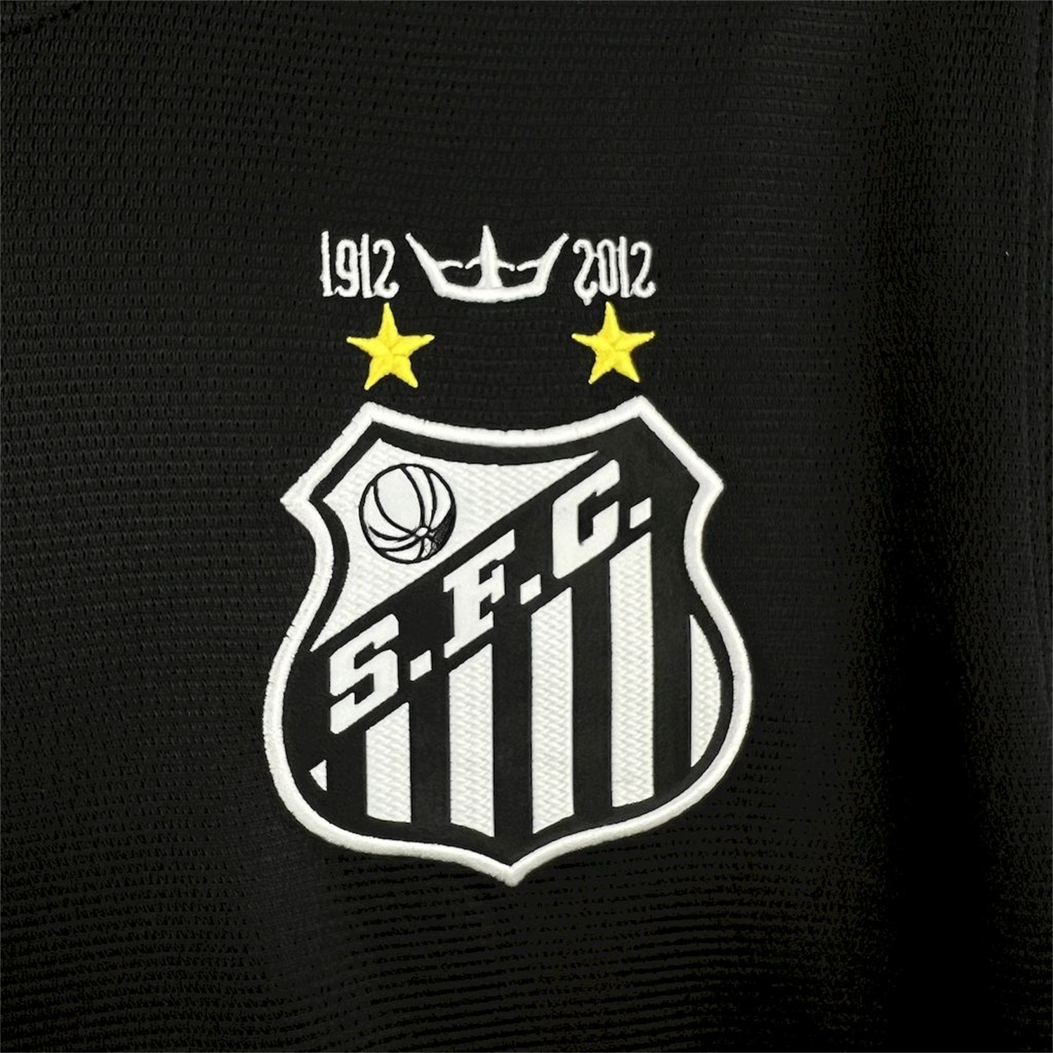 Retro Santos 2011-12 Black Jersey - Unitedfutballjersey