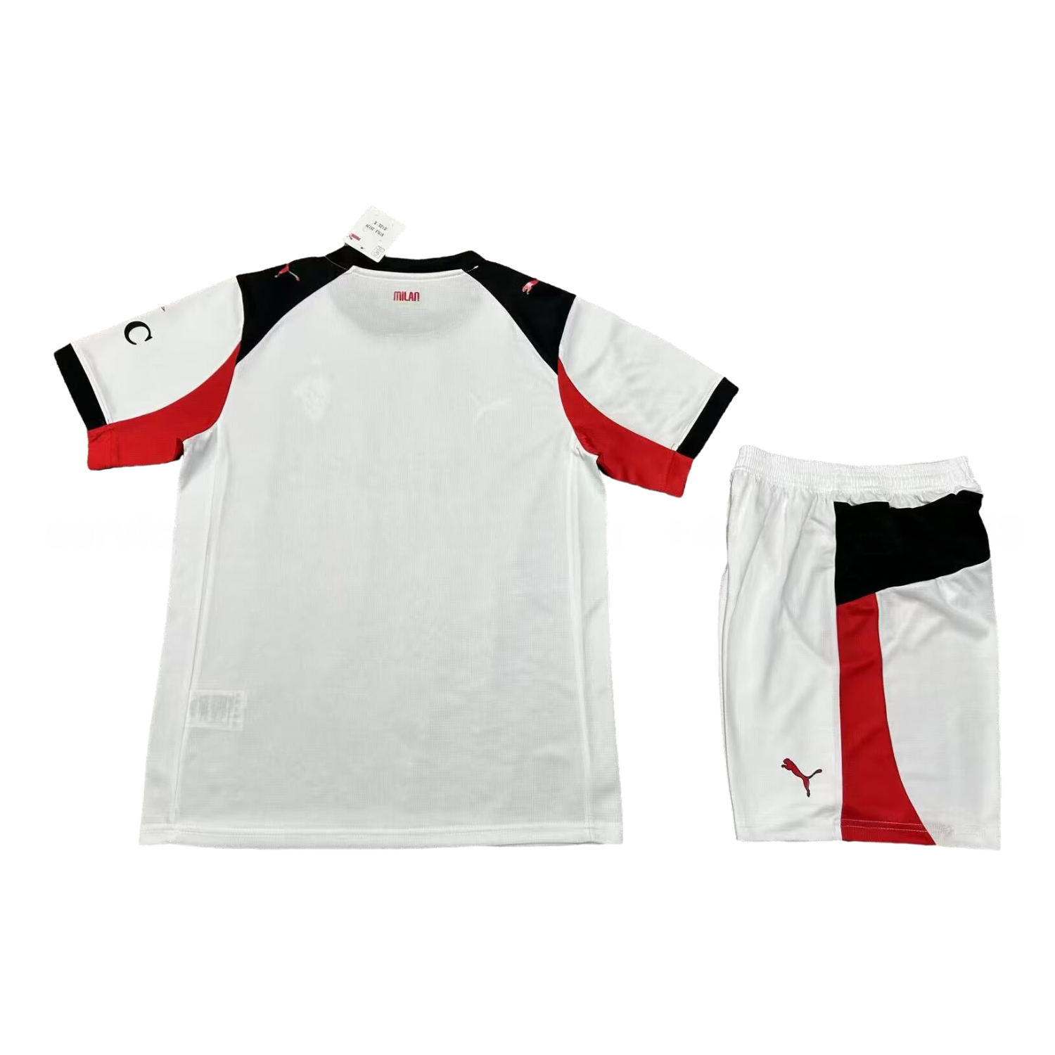 AC Milan 25-26 Away Men's Adult Jersey Set - Fans Version - Unitedfutballjersey