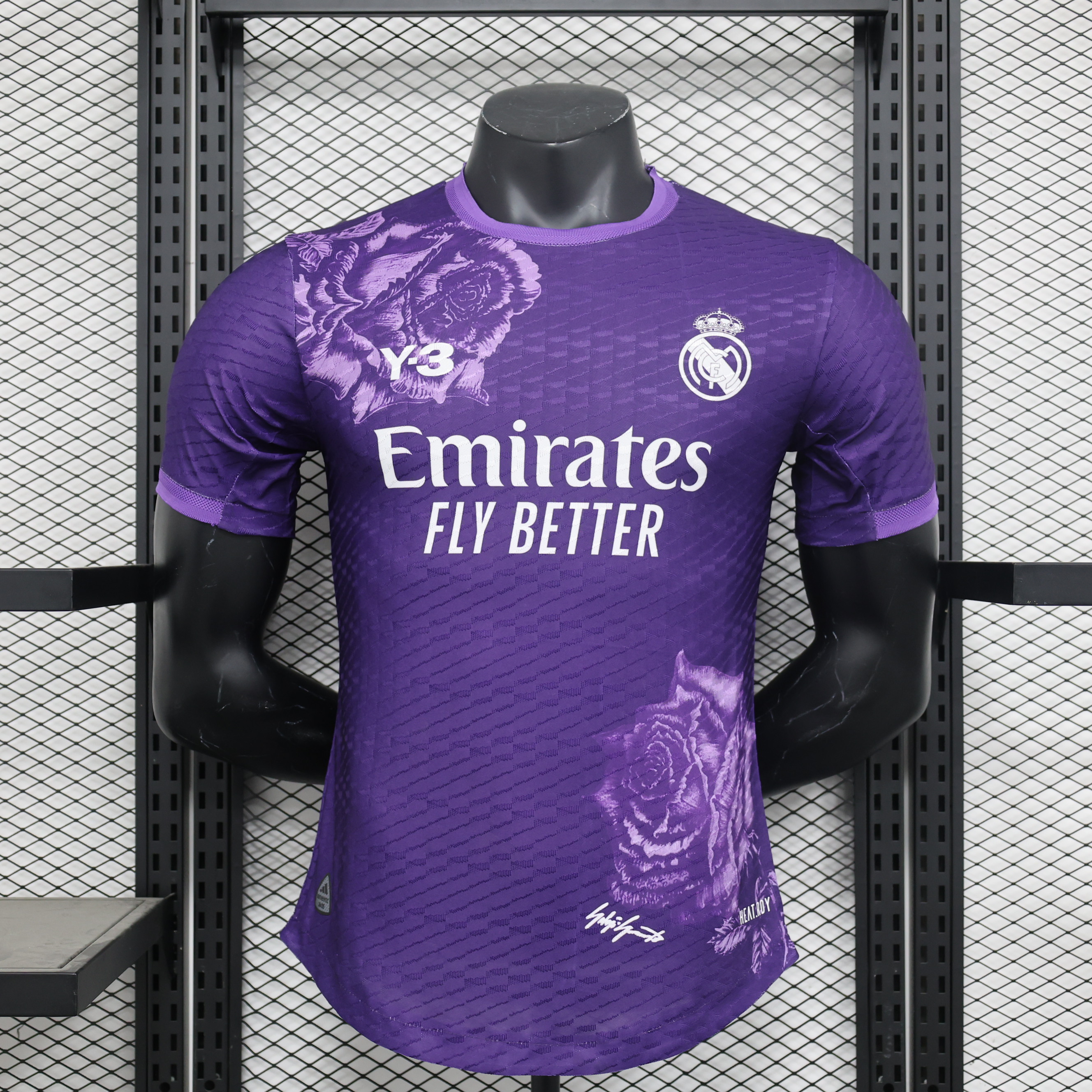 Real Madrid 23-24 Y3 Purple Special Edition Jersey - Player Version - Unitedfutballjersey