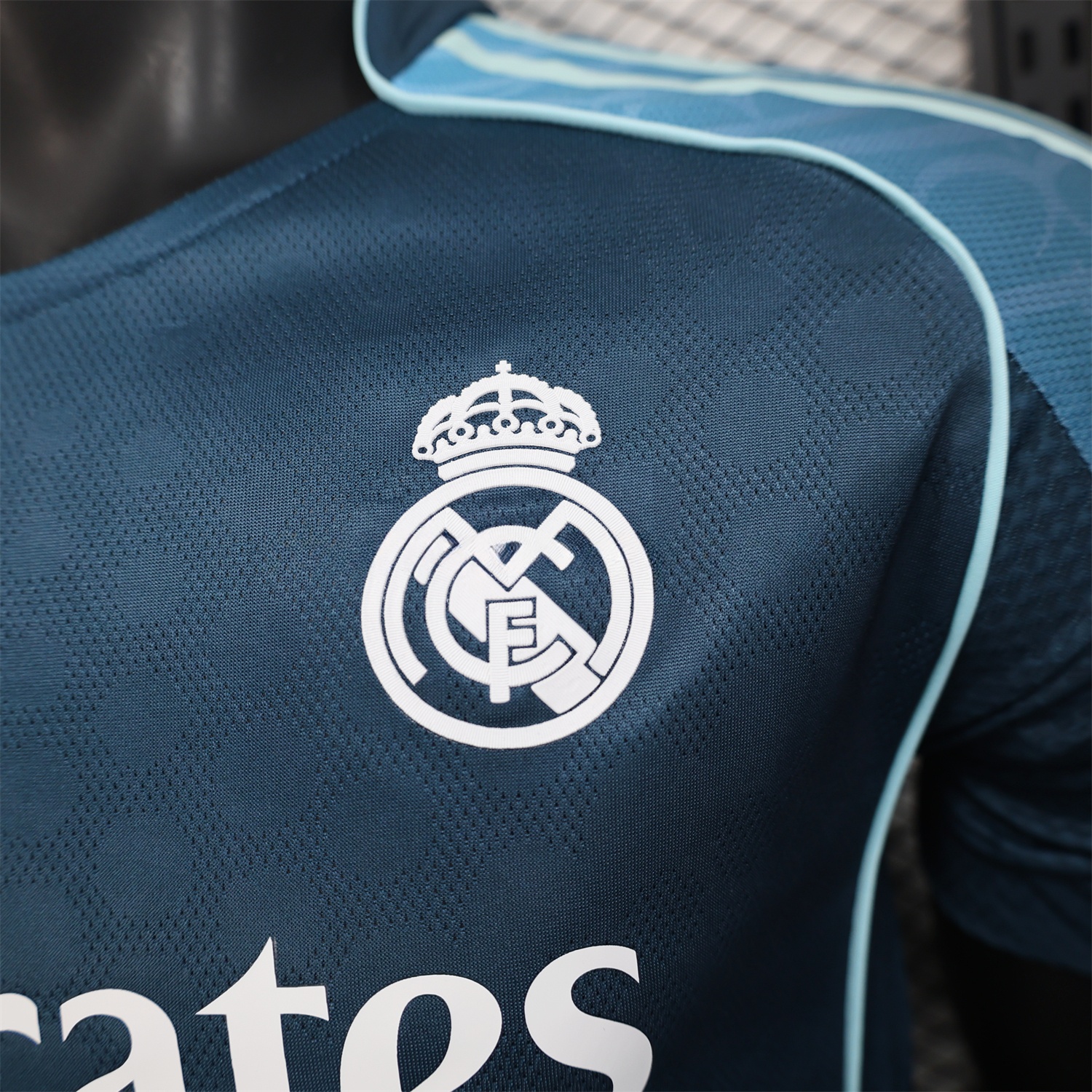 Real Madrid 25-26 Blue Gradient Jersey with RMFC Pattern - Player Version - Unitedfutballjersey