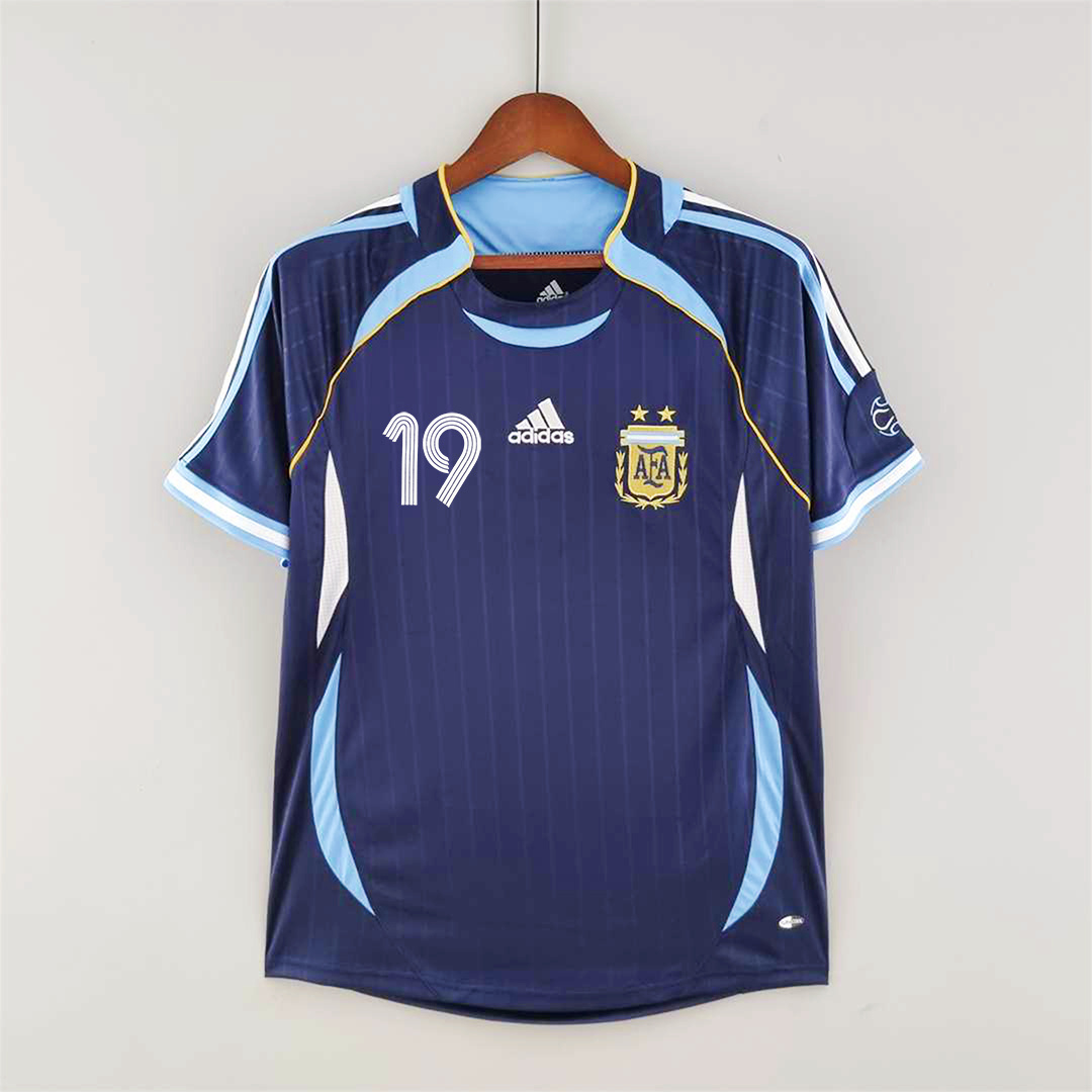 Retro Argentina 2006 Away Stadium Jersey - Unitedfutballjersey