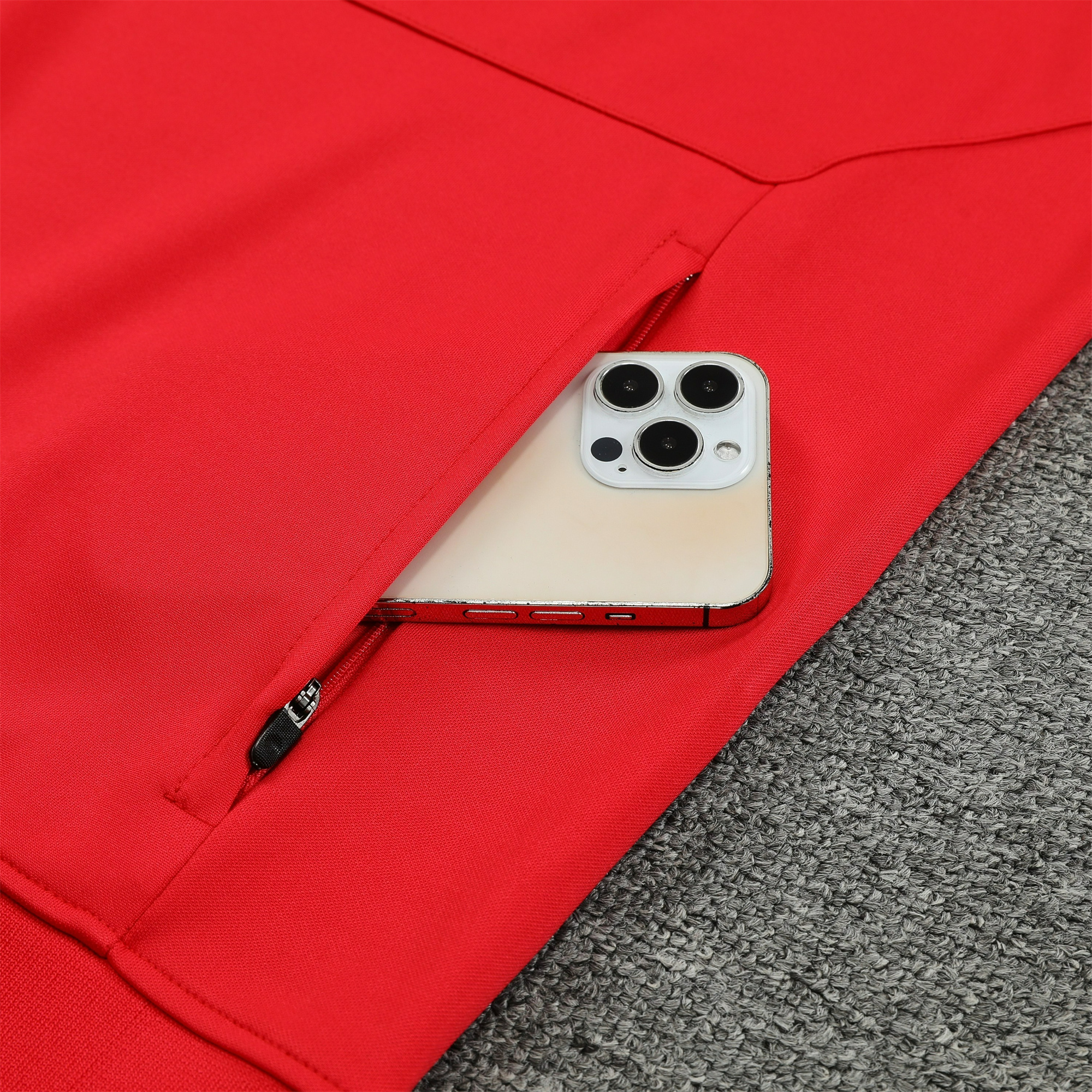 Manchester United 23-24 Long Sleeve Training Set Red - Unitedfutballjersey