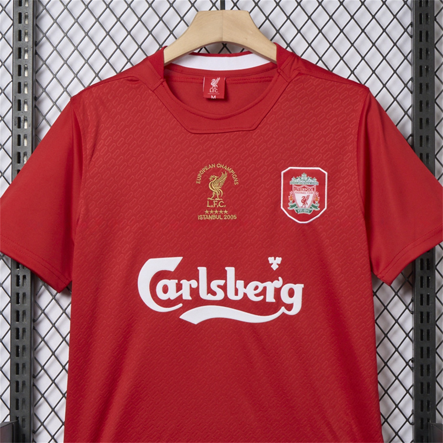 Liver.pool 25-26 Istanbul 2005 Anniversary Red Jersey - Fans Version - Unitedfutballjersey