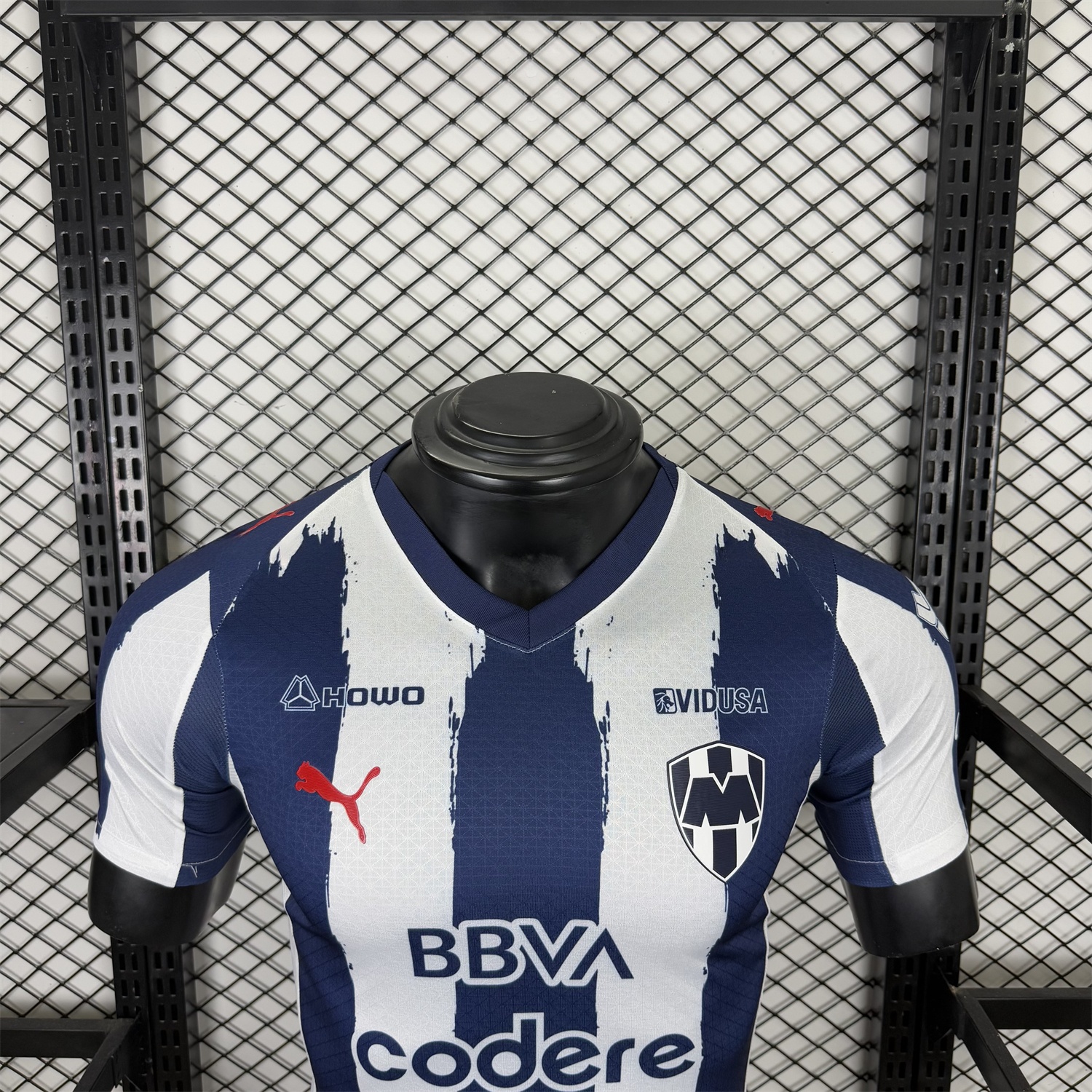 Rayados Monterrey 25-26 Home Stripes Jersey - Player Version - Unitedfutballjersey