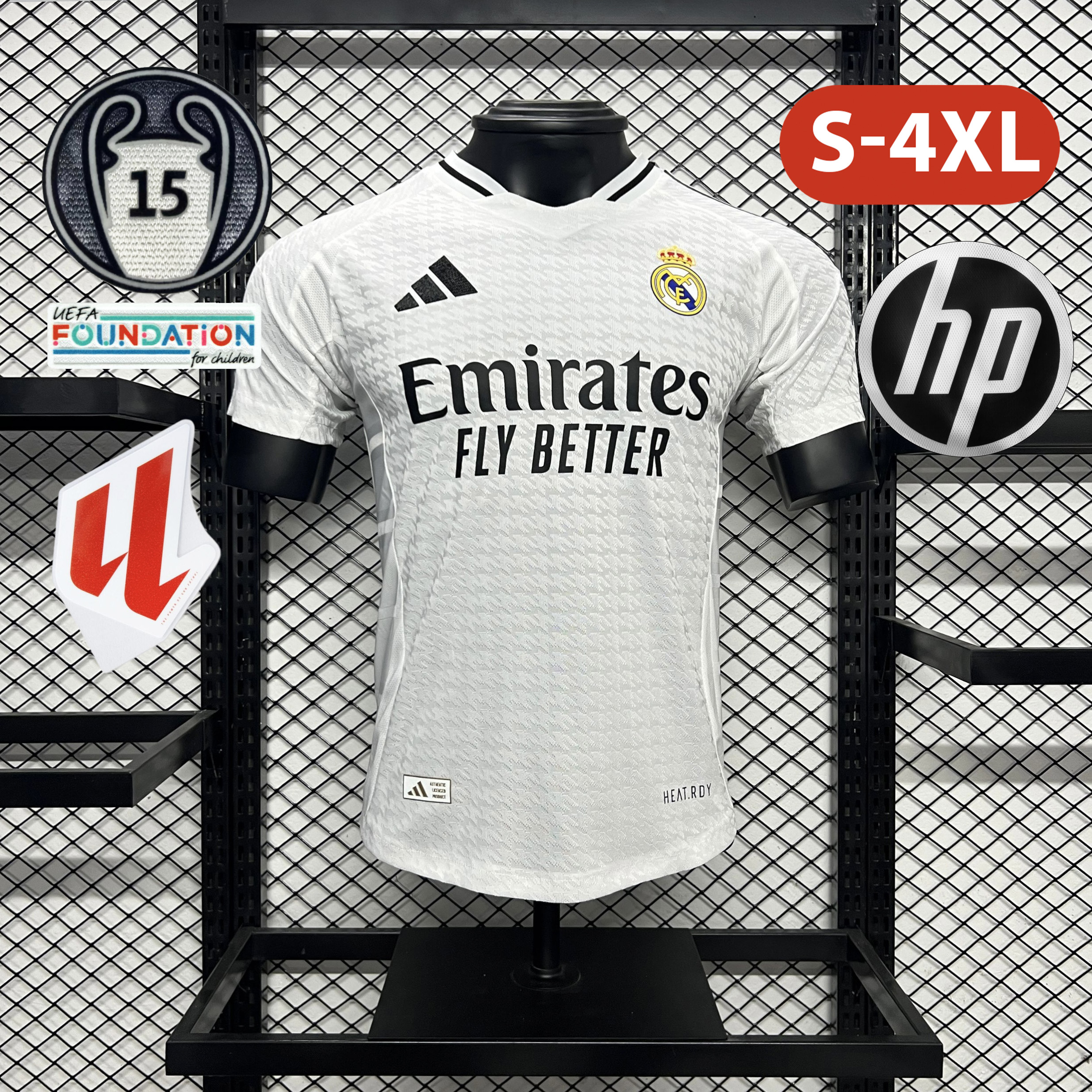 Real Madrid 24-25 Home Stadium Jersey - Player Version - Unitedfutballjersey