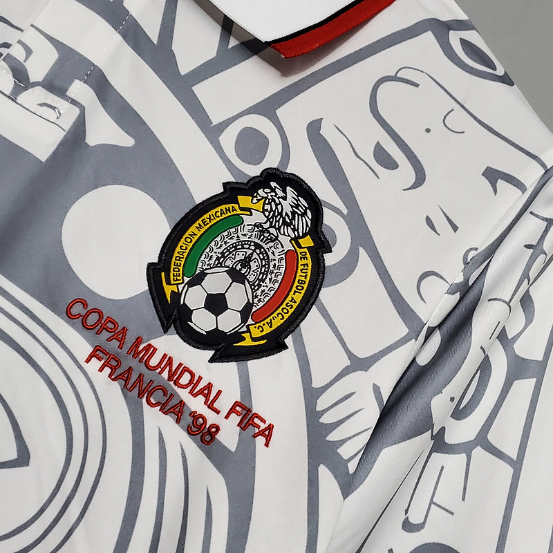 Retro Mexico 1998 Away Stadium Jersey - Unitedfutballjersey
