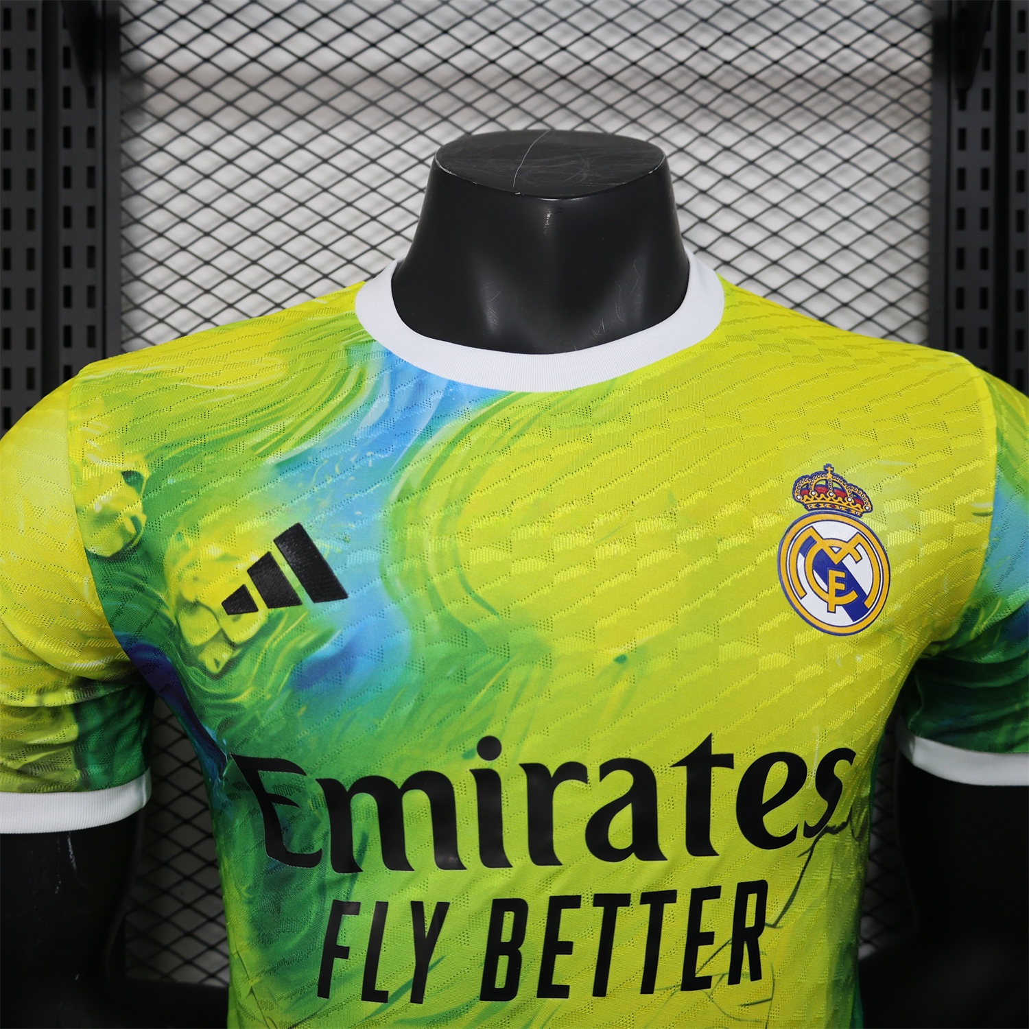 Real Madrid 25-26 Green & Yellow Special Edition Jersey - Player Version - Unitedfutballjersey