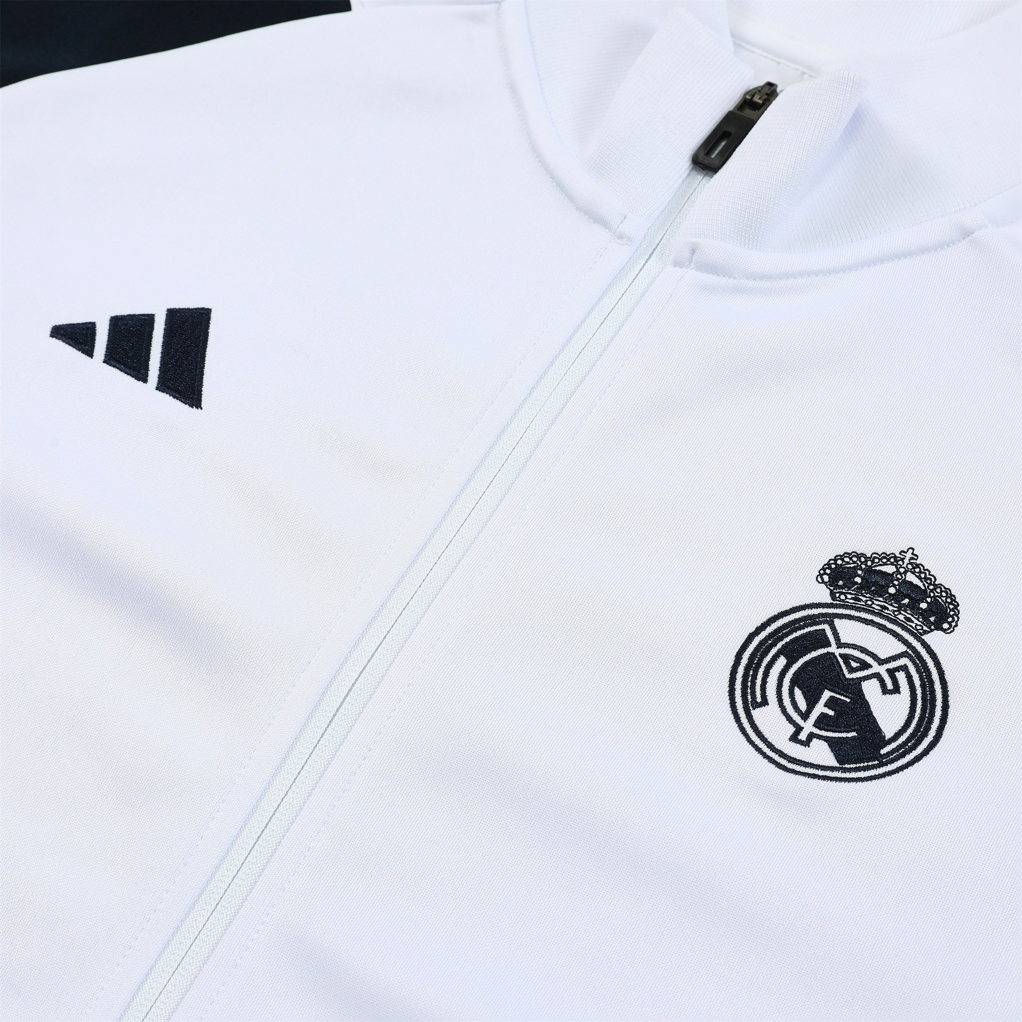 Real Madrid 23-24 Jacket Training Tracksuit White - Unitedfutballjersey