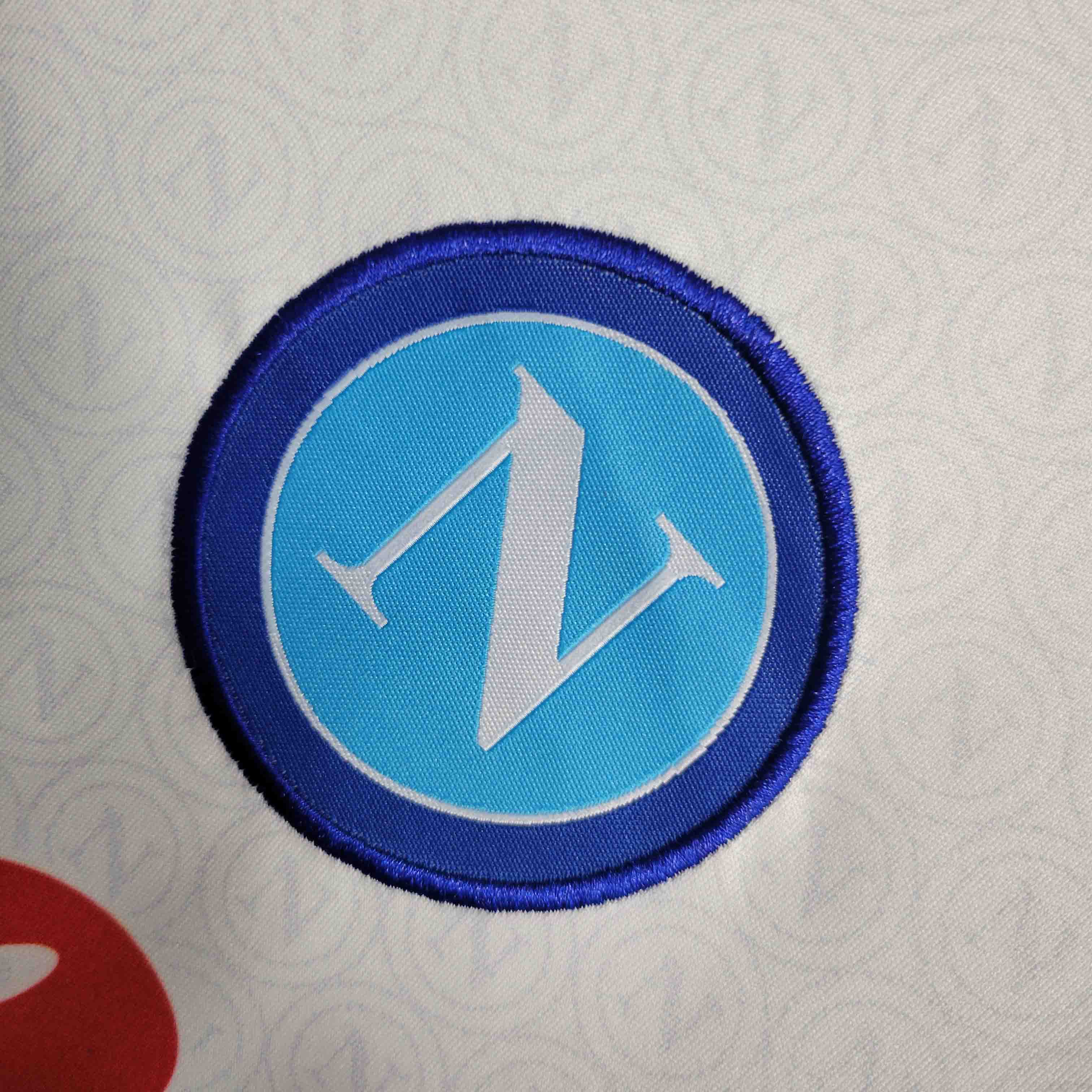 23-24 Napoli White Jersey - Unitedfutballjersey