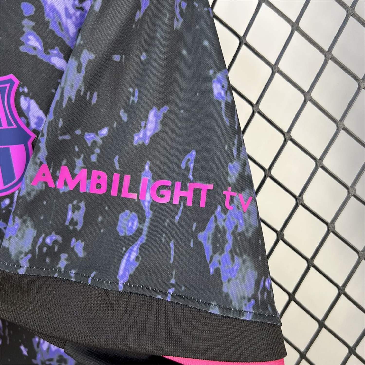 B.A.R.S.A 25-26 Purple Rock Pattern Jersey - Fans Version - Unitedfutballjersey