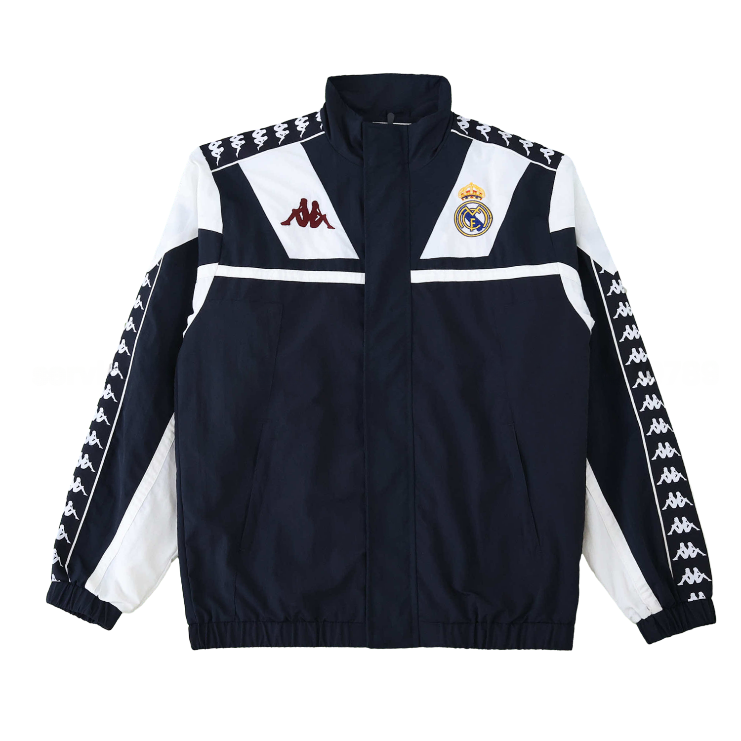 Real Madrid 25-26 Throwback Windbreaker Jacket - Black - Unitedfutballjersey