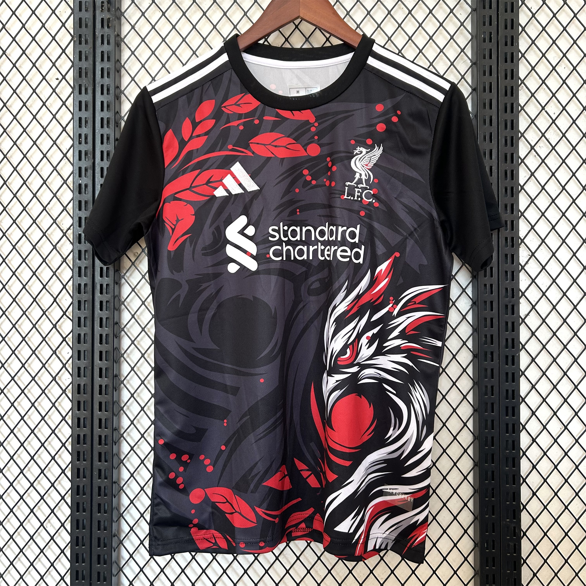 Liver.pool 24-25 Black Fire Phoenix Special Edition Jersey - Fans Version - Unitedfutballjersey