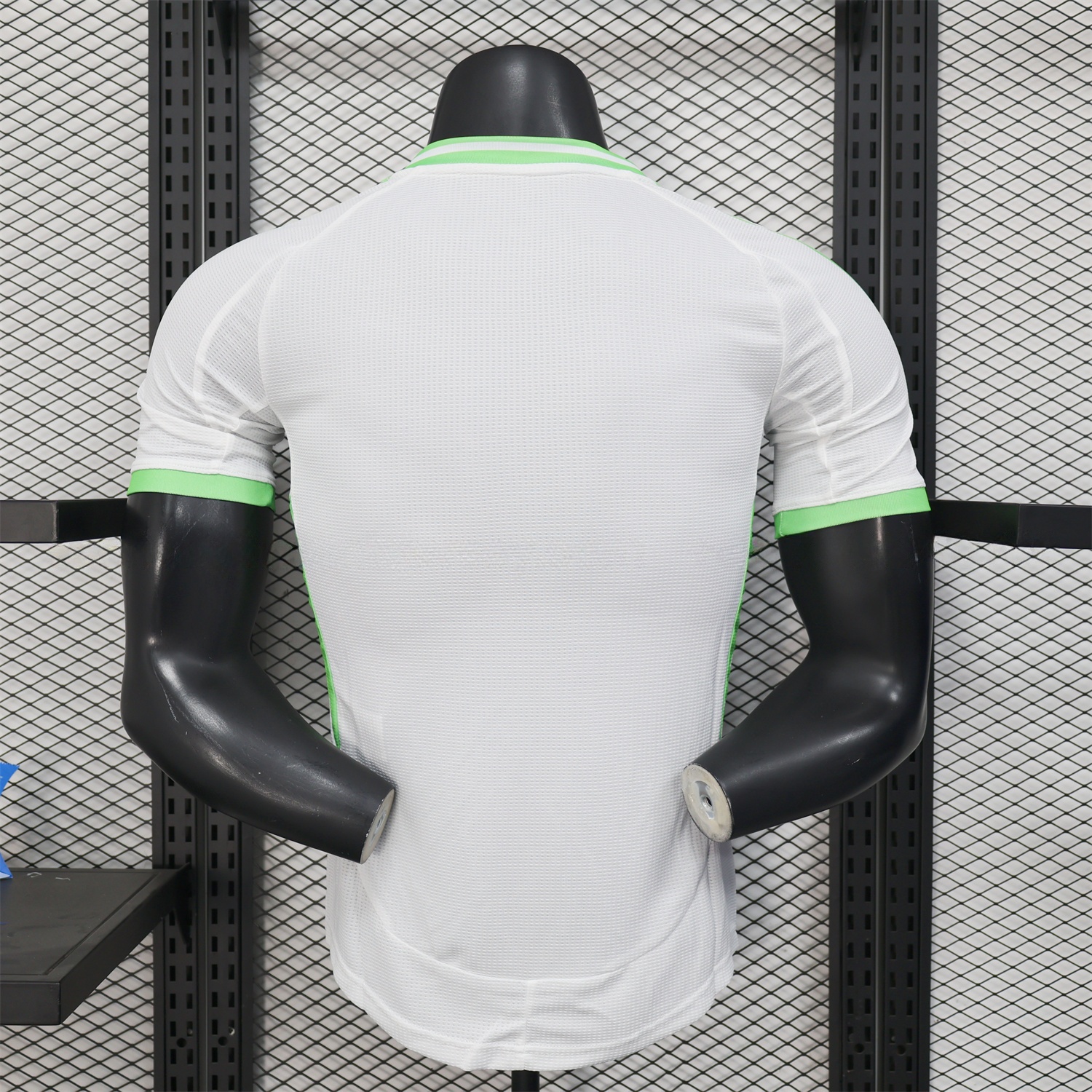 Algeria 25-26 Whie Jersey with Green - Player Version - Unitedfutballjersey