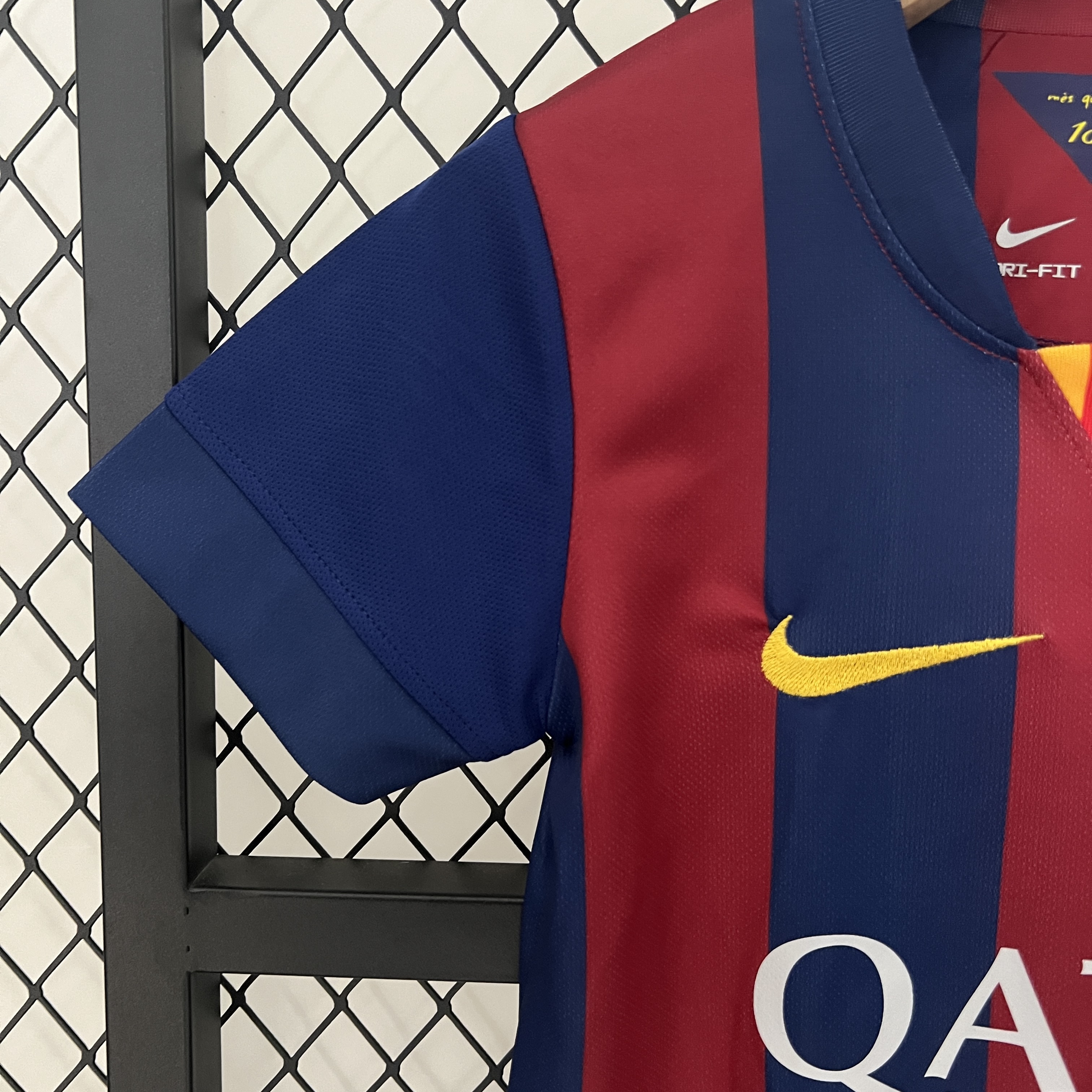 Retro Barcelona 14-15 Home Stadium Kids Kit - Unitedfutballjersey