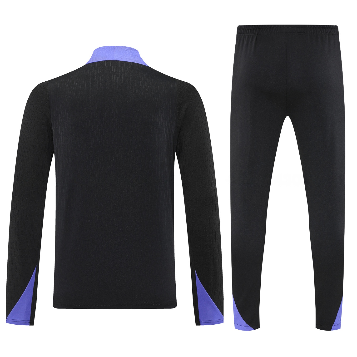 B.A.R.S.A 25-26 Long Sleeve Training Set - Black Top and Black Pants - Unitedfutballjersey
