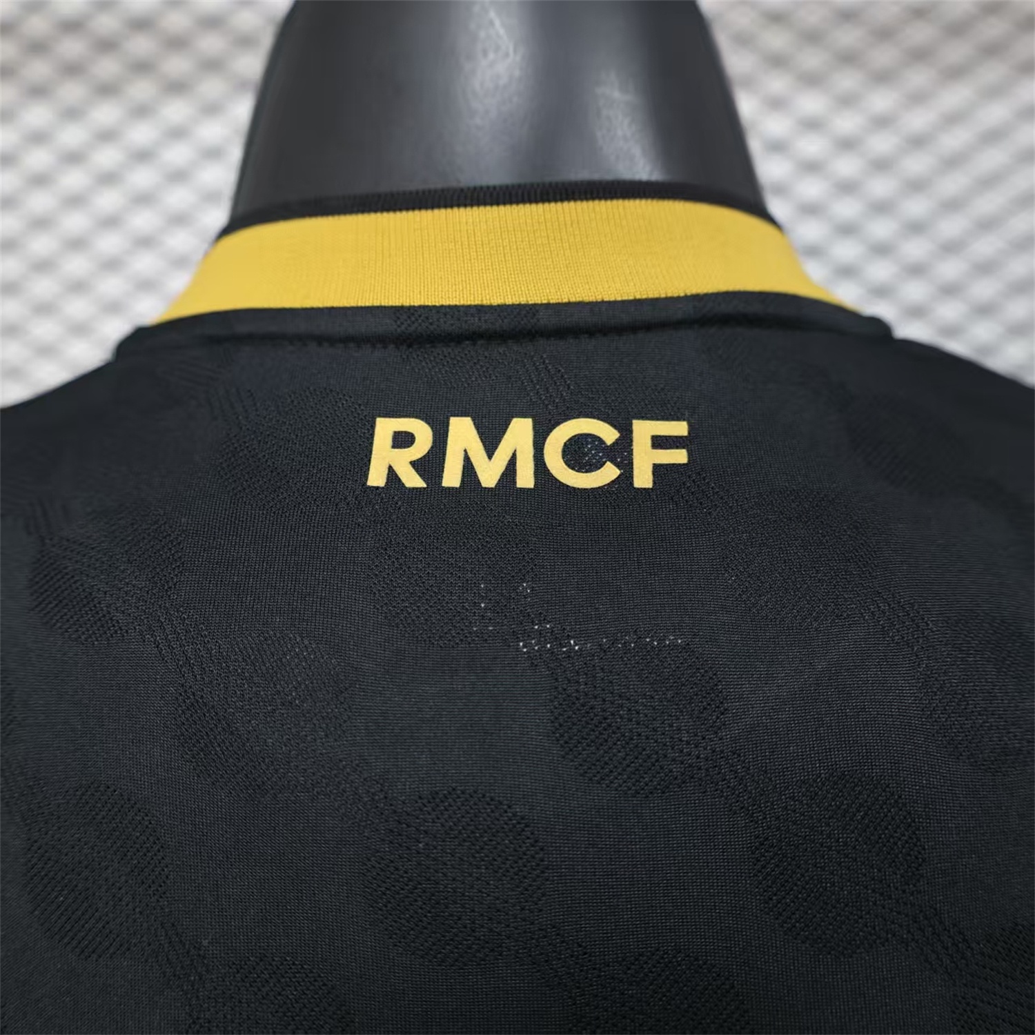 Real Madrid 25-26 Polka Dots Black And Gold Jersey - Player Version - Unitedfutballjersey