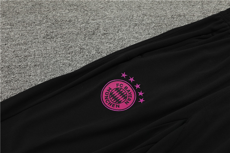 Bayern Munich 23-24 Kids Long Sleeve Training Set Black - Unitedfutballjersey