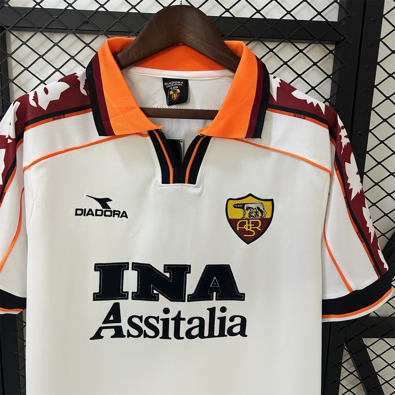 Retro Roma 1998-99 Away Jersey - Unitedfutballjersey