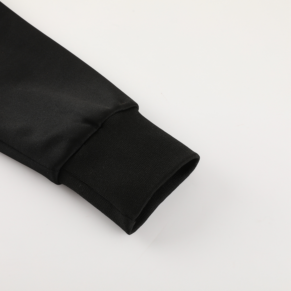 Che 23-24 Jacket Training Tracksuit - Black and White - Unitedfutballjersey