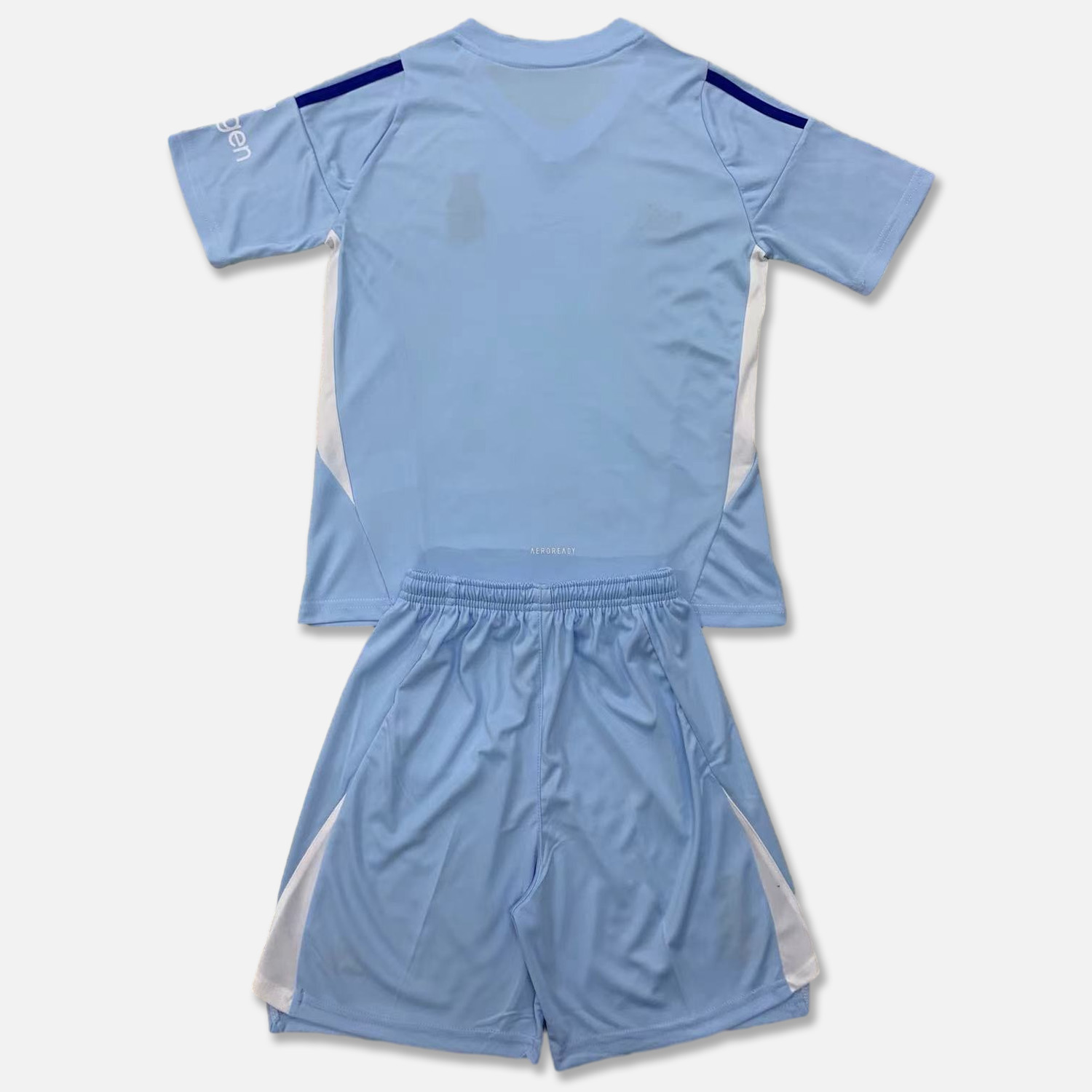 Nottingham Forest 24-25 Lake Blue Goalkeeper Kids Kit - Unitedfutballjersey