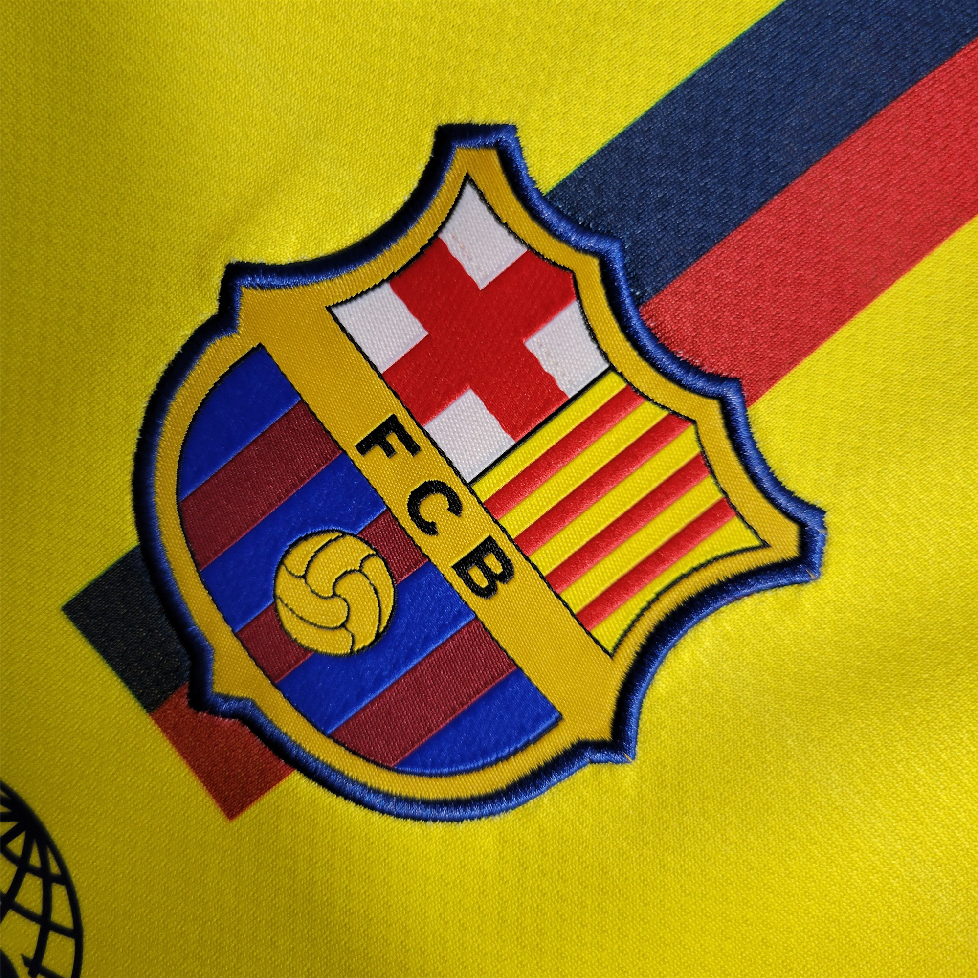 Retro Barcelona 08-09 Away Stadium Long Sleeve Jersey - Unitedfutballjersey