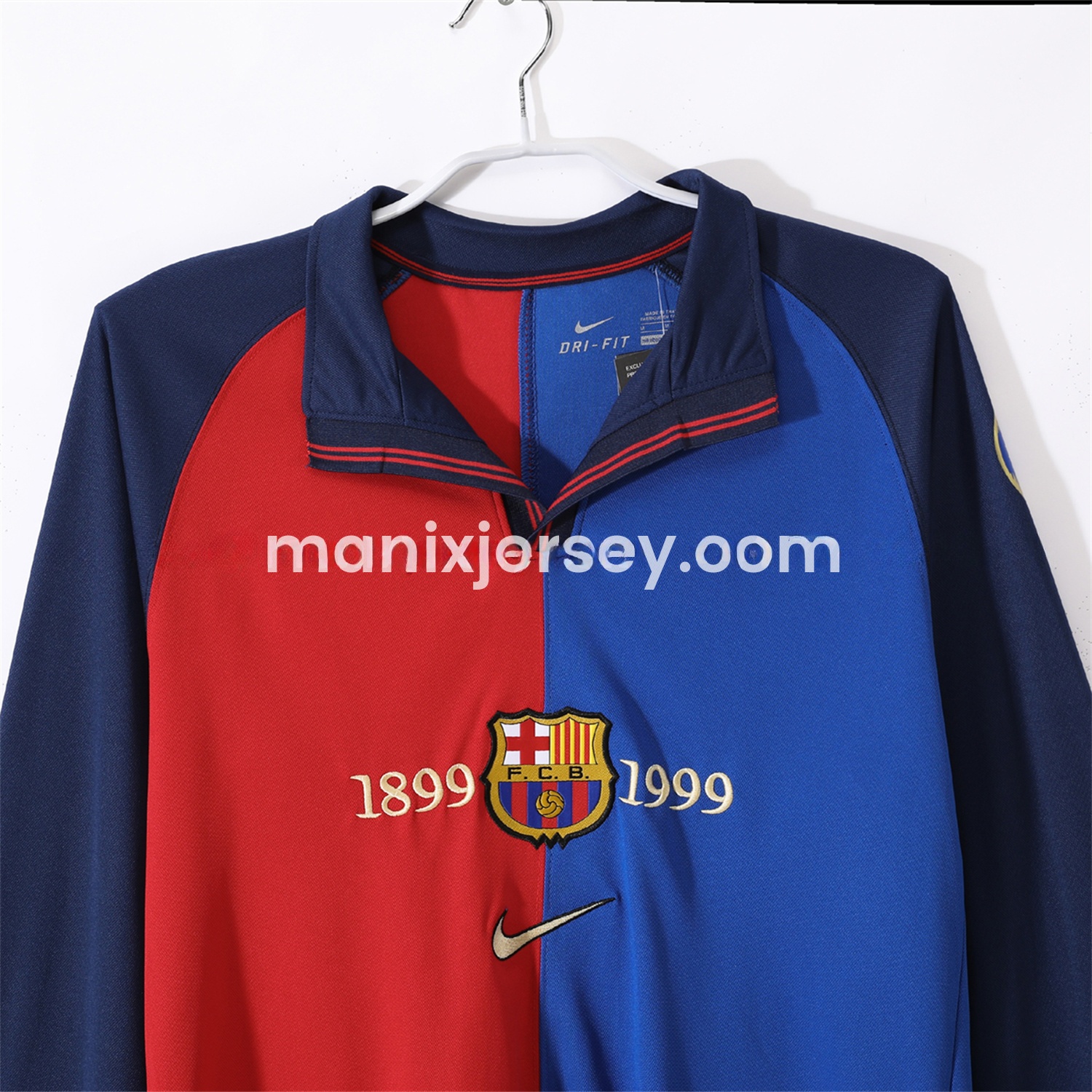 Retro Barcelona 99-00 Home Long Sleeves Jersey - Unitedfutballjersey