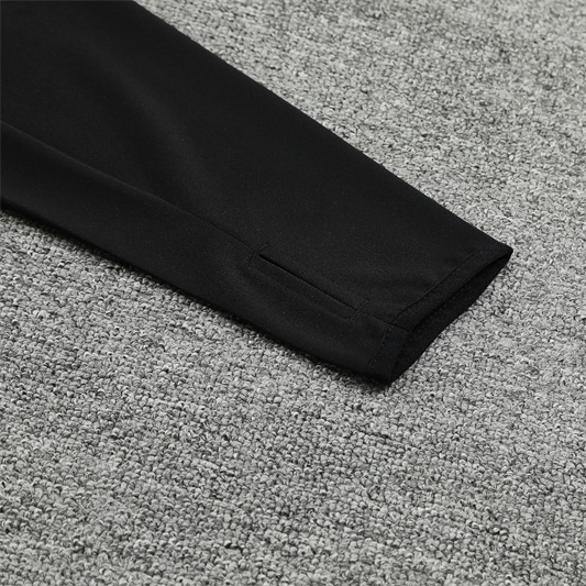 Real Madrid 24-25 Long Sleeve Training Set - Player Version - Black and Purple - Unitedfutballjersey