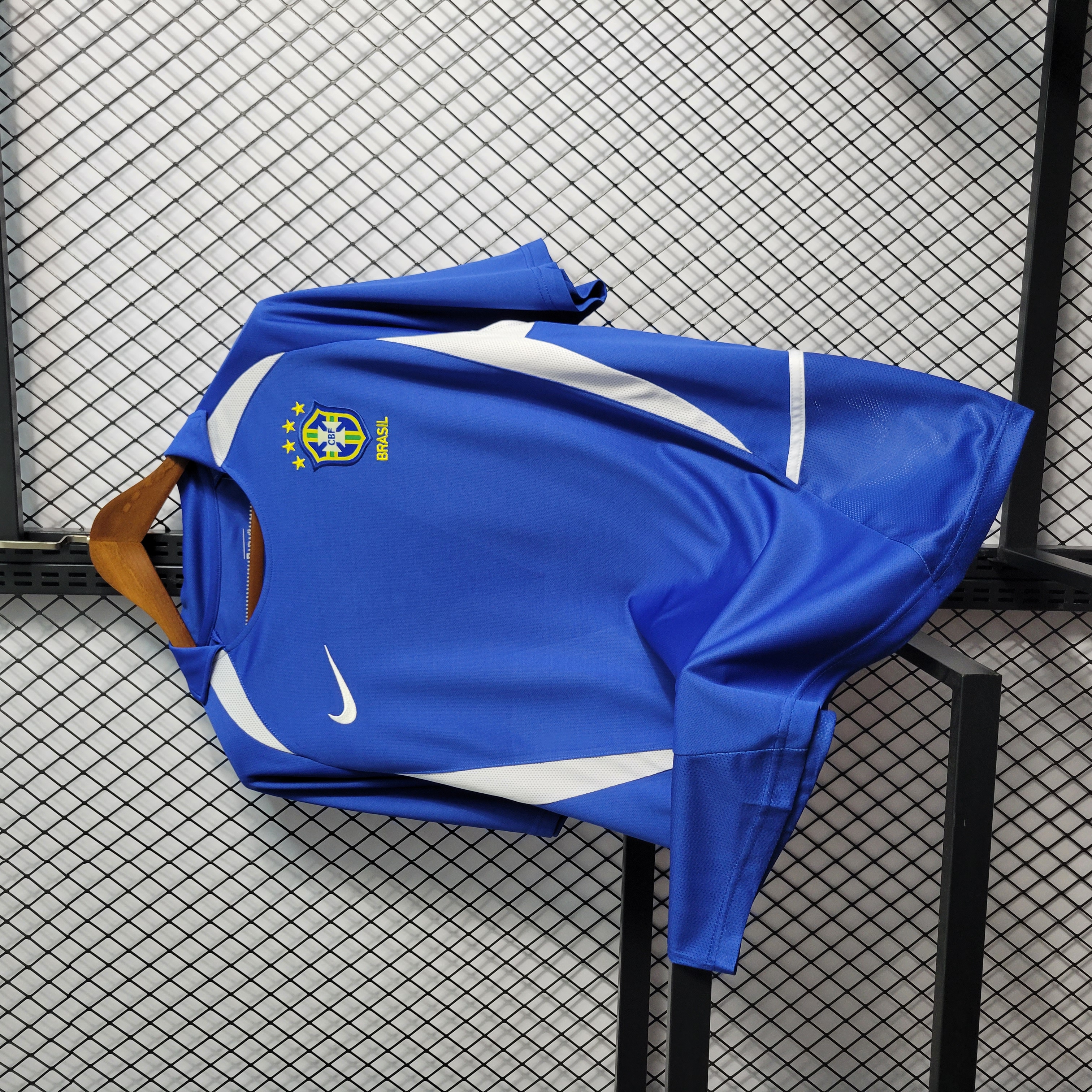 Retro Brazil 2002 Away Stadium Jersey - Unitedfutballjersey