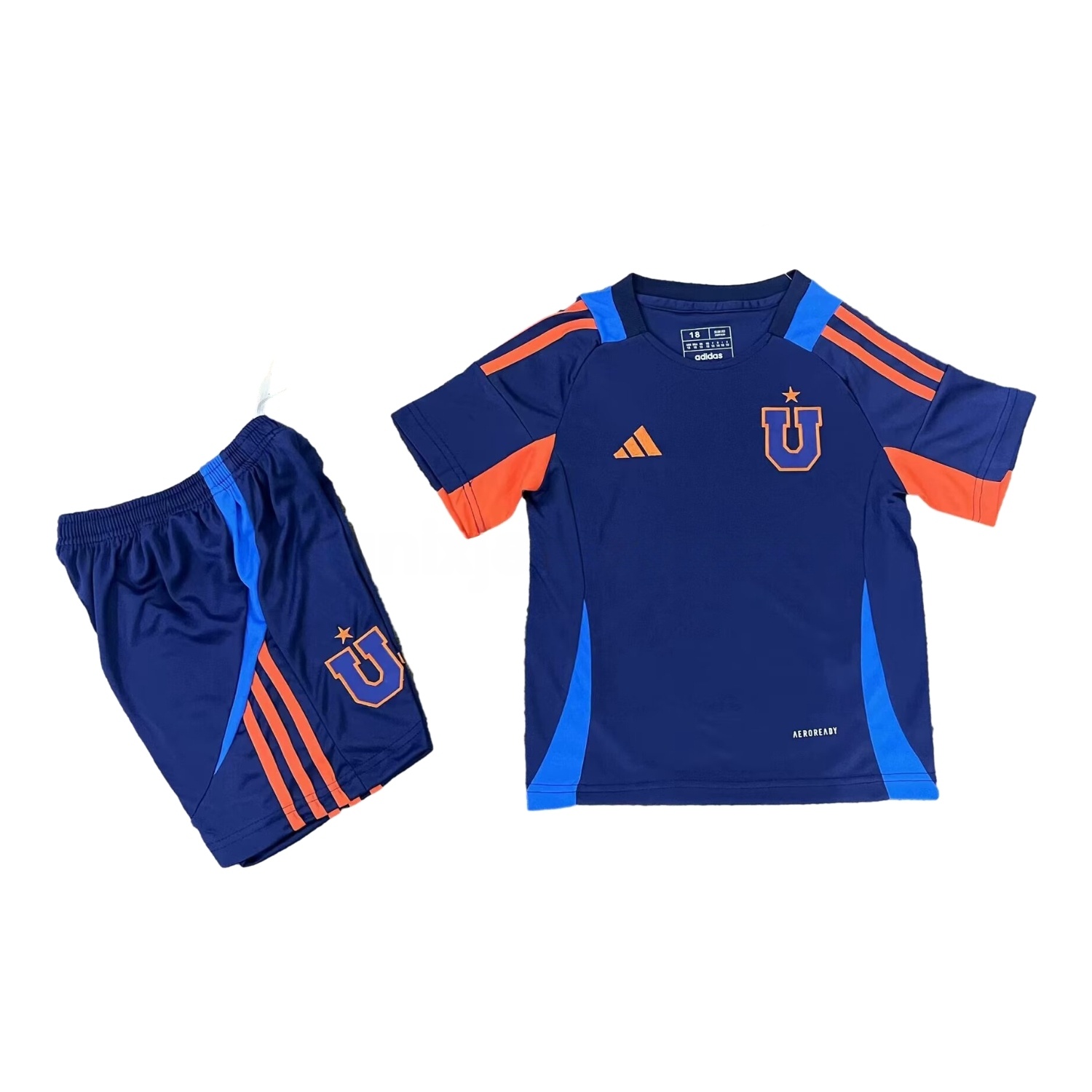 Universidad de Chile 25-26 Blue Training Kids Kit - Unitedfutballjersey