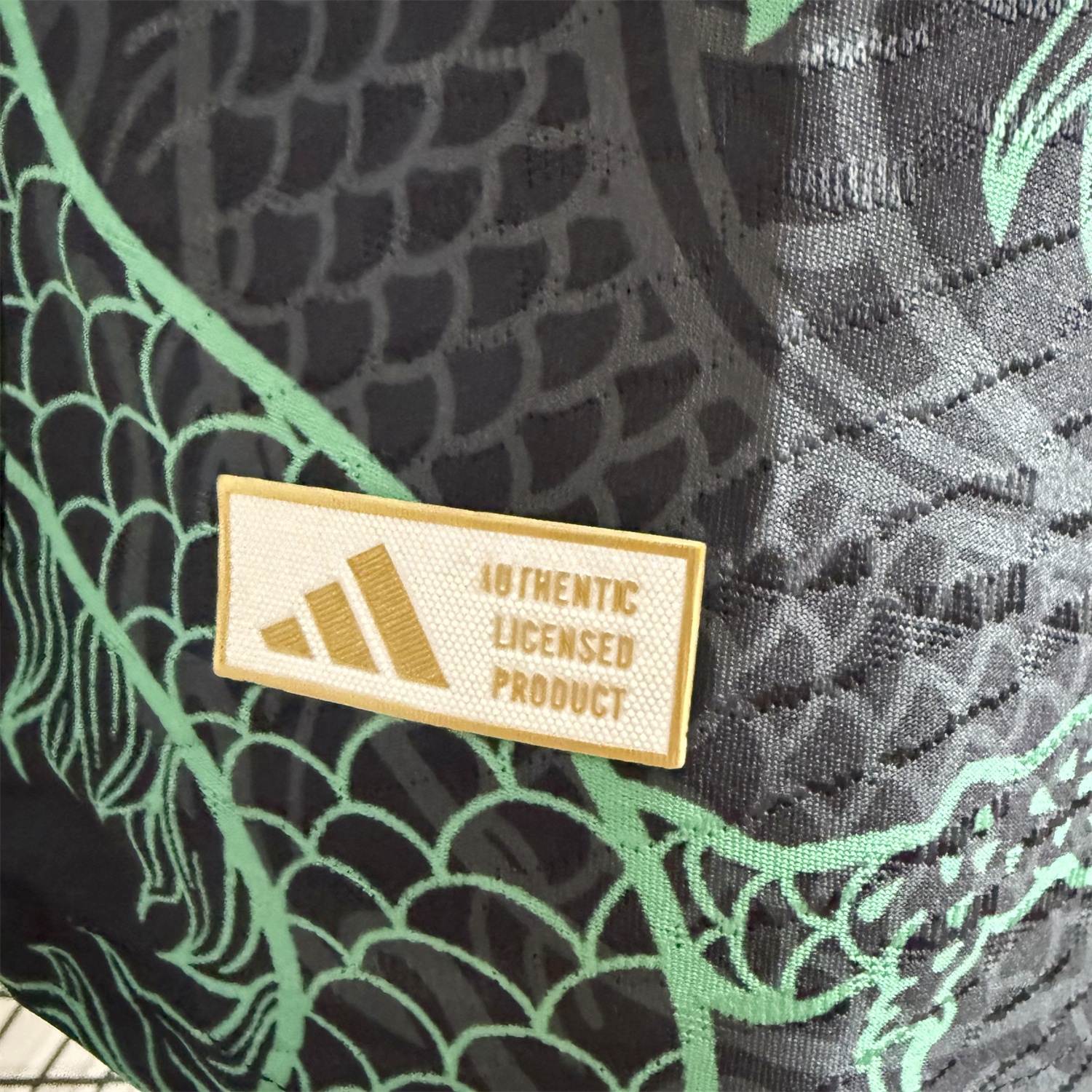 Real Madrid 25-26 Green Dragon Soars Black Jersey - Player Version - Unitedfutballjersey