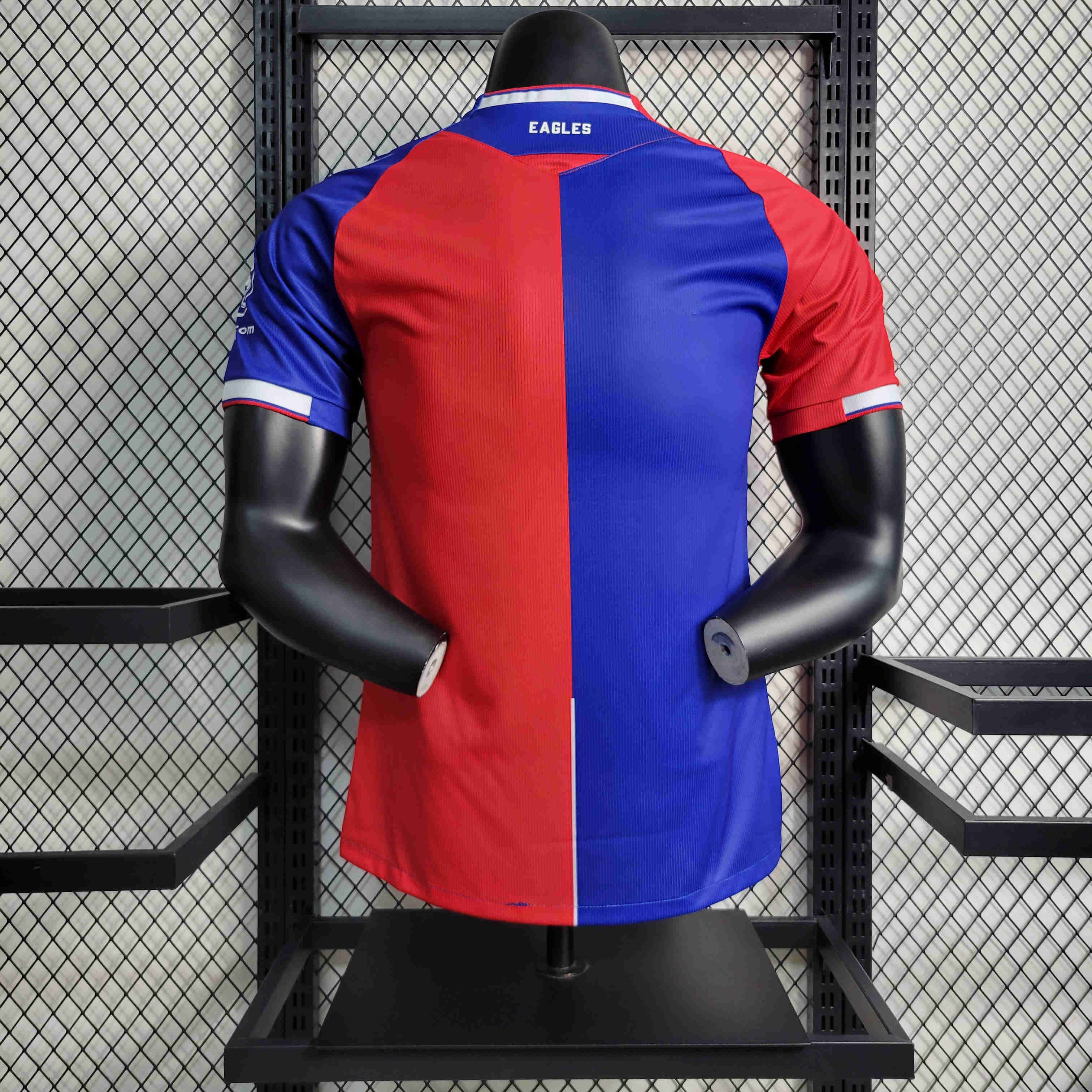 23-24 Crystal Palace Home Jersey - Player Version - Unitedfutballjersey