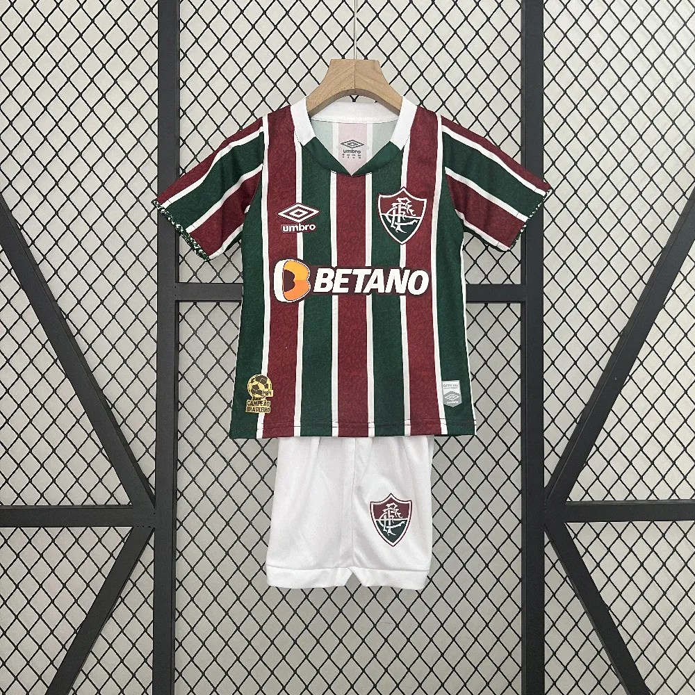Fluminense 24-25 Home Kids Kit - Unitedfutballjersey