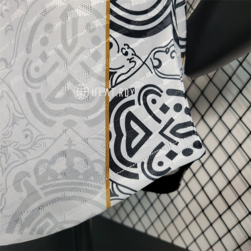 Real Madrid 23-24 White Black Jersey - Player Version - Unitedfutballjersey